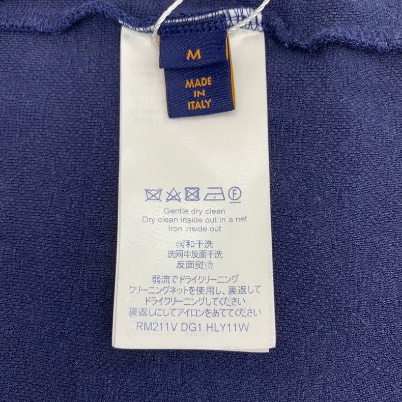 Louis Vuitton Louis Vuitton Navy animal beaded cotton crew neck short-sl Size US M / EU 48-50 / 2 - 6 Thumbnail
