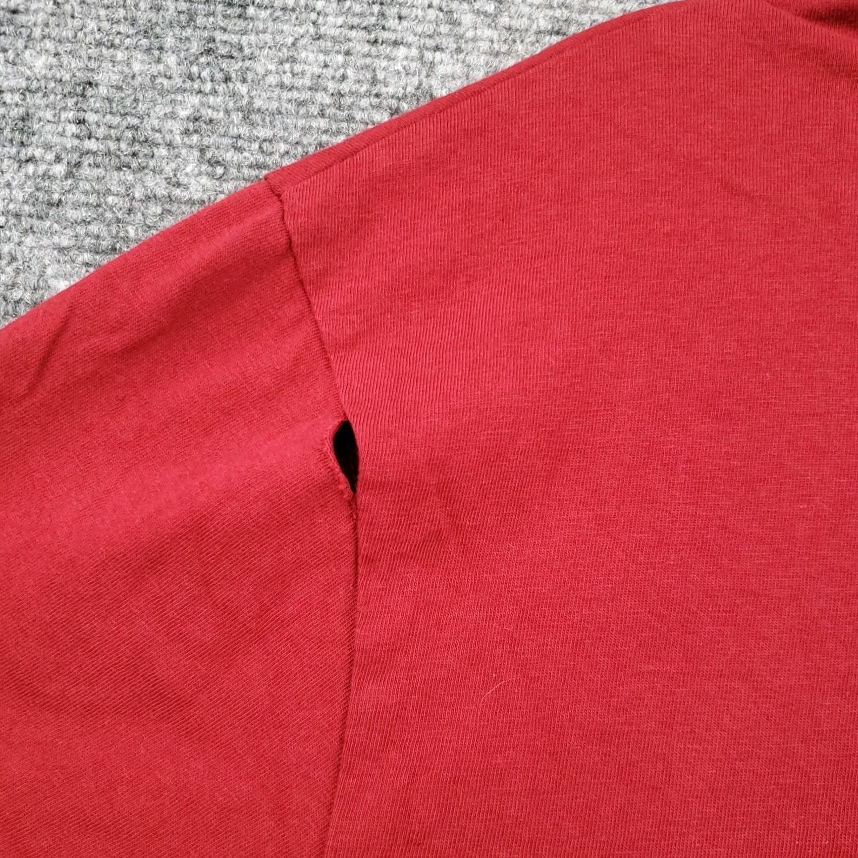 Vintage US Polo Assn. Shirt Mens L Red Basic Crew Neck Short Sleeves Cotton Size US L / EU 52-54 / 3 - 7 Thumbnail
