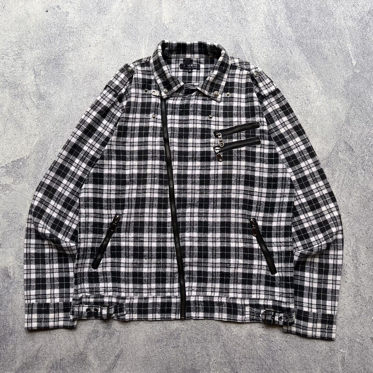 In The Attic In The Attic Bikers Jacket Plaid Ramones Style Size US M / EU 48-50 / 2 - 3 Thumbnail