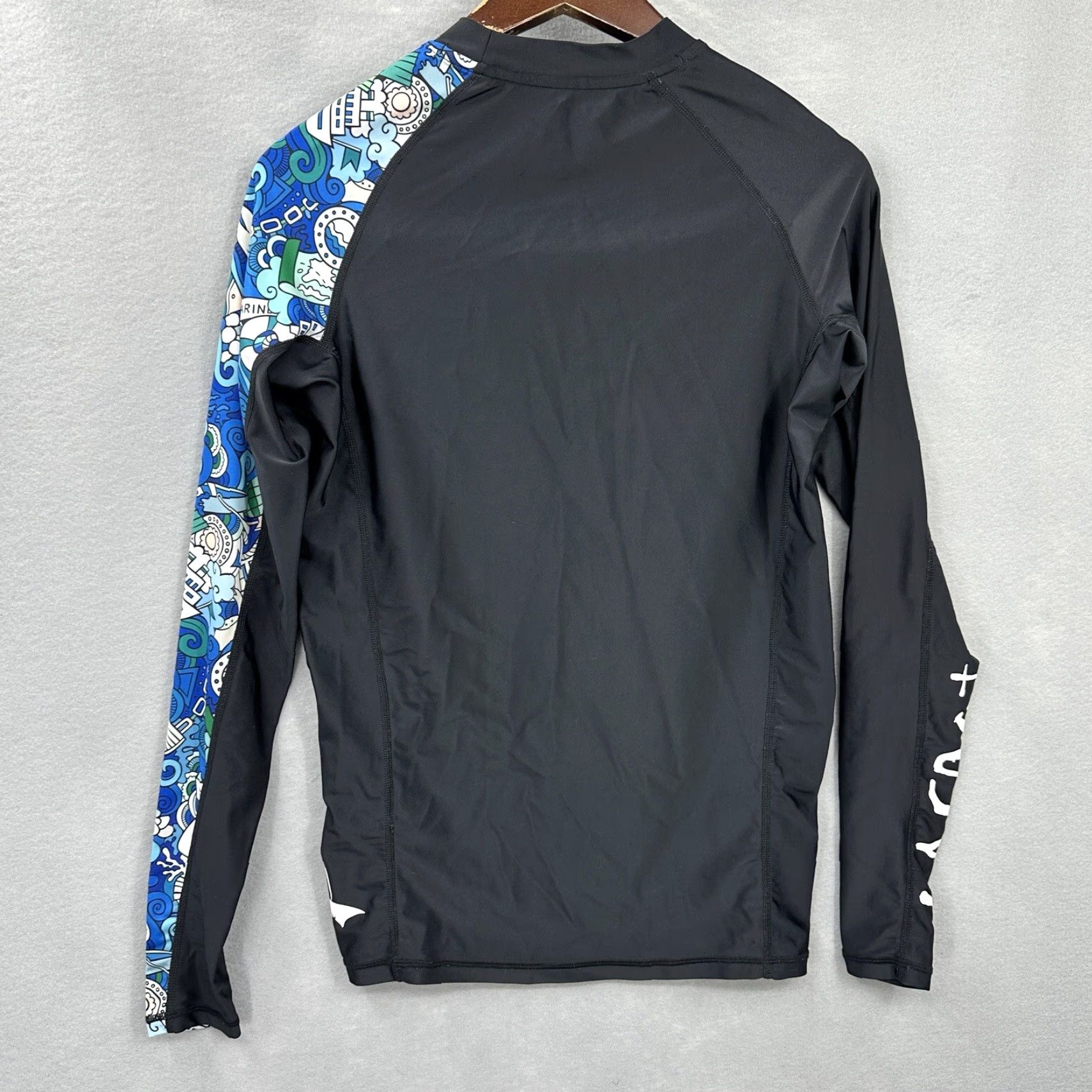 Vintage Lafroi Shirt Mens Small Long Sleeve Hypershield Performance Black Rash Guard MMA Compression Size US S / EU 44-46 / 1 - 5 Thumbnail