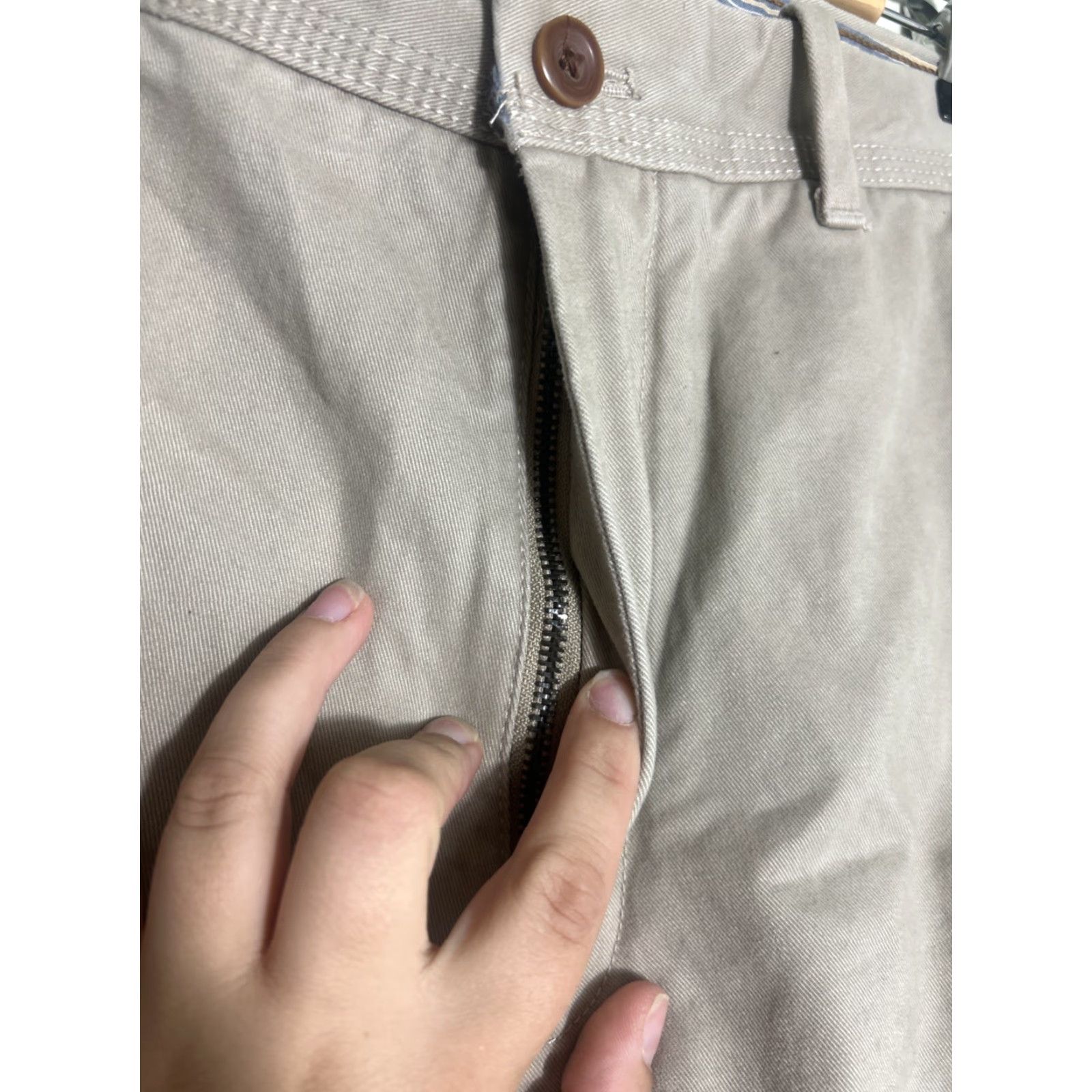 Timberland Timberland Chino Pants Mens 34x32 Regular Cotton Beige Business Mens Size US 34 / EU 50 - 7 Thumbnail