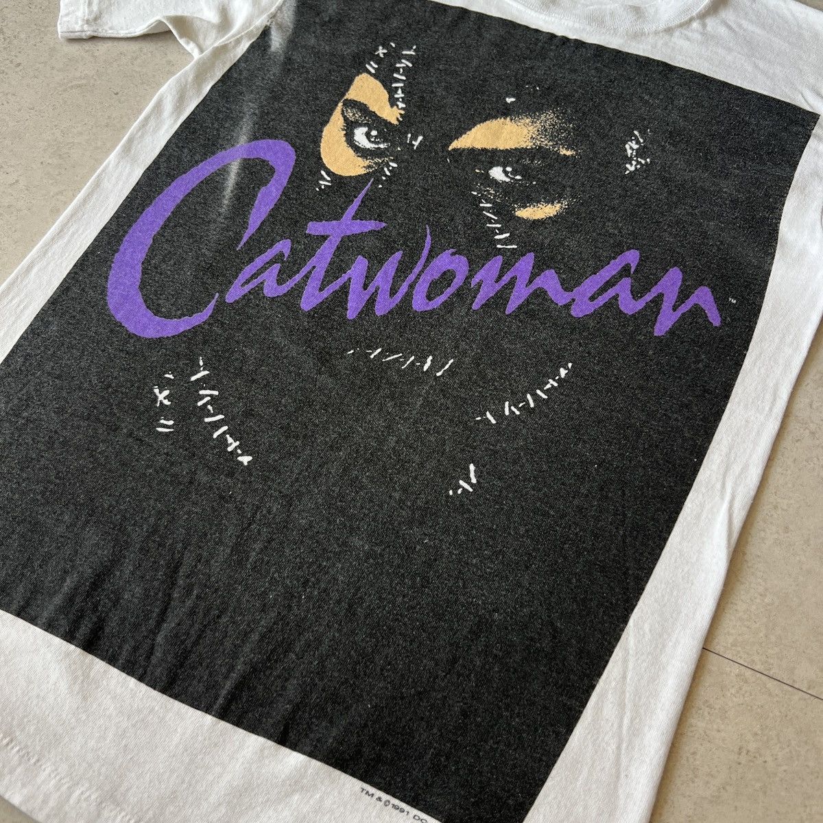 Other Vintage 90s Catwoman T Shirt Size US L / EU 52-54 / 3 - 3 Thumbnail