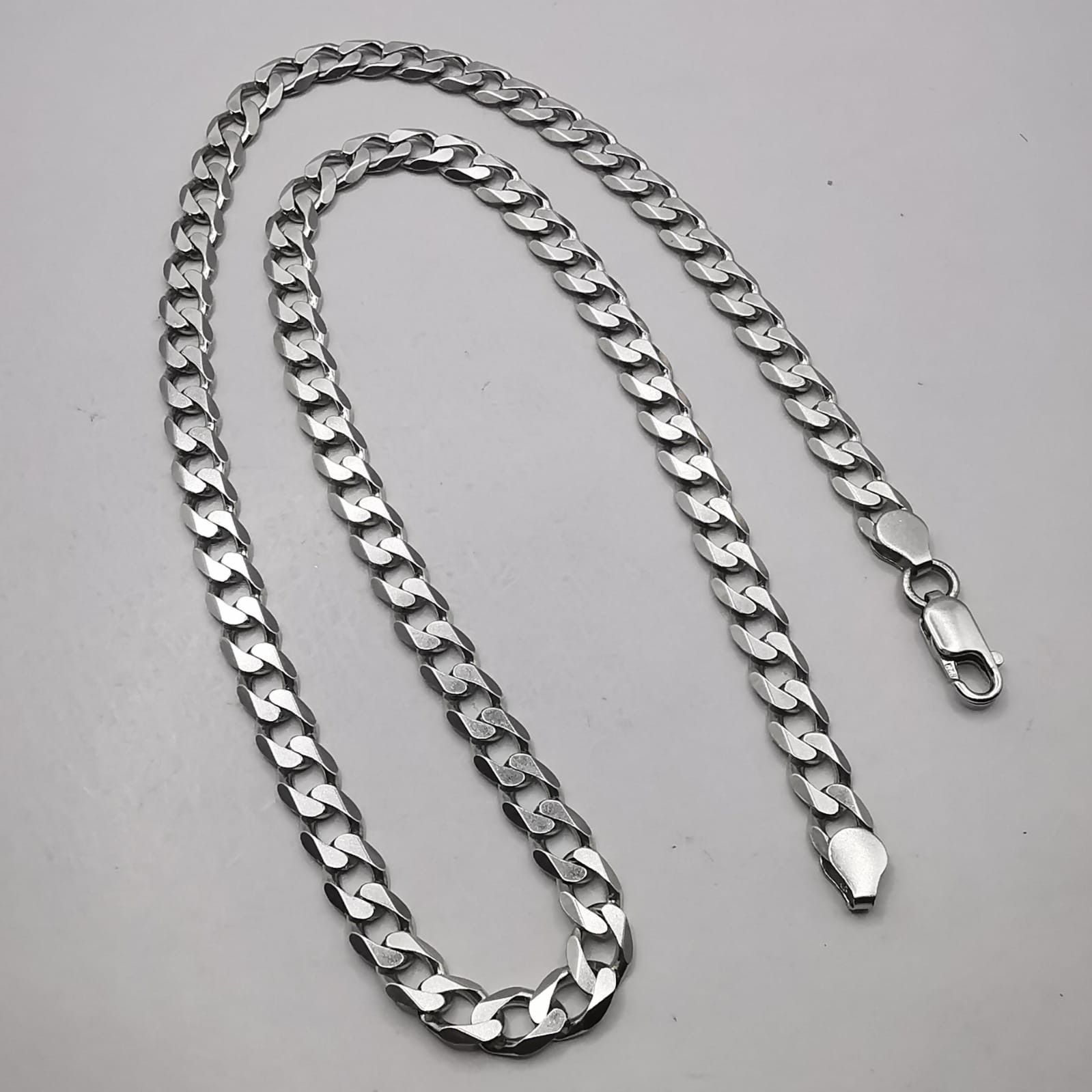 Sterling Silver Vintage Jewelry Chain, 925 Sterling Silver, Signed 29.08g Size ONE SIZE - 2 Thumbnail