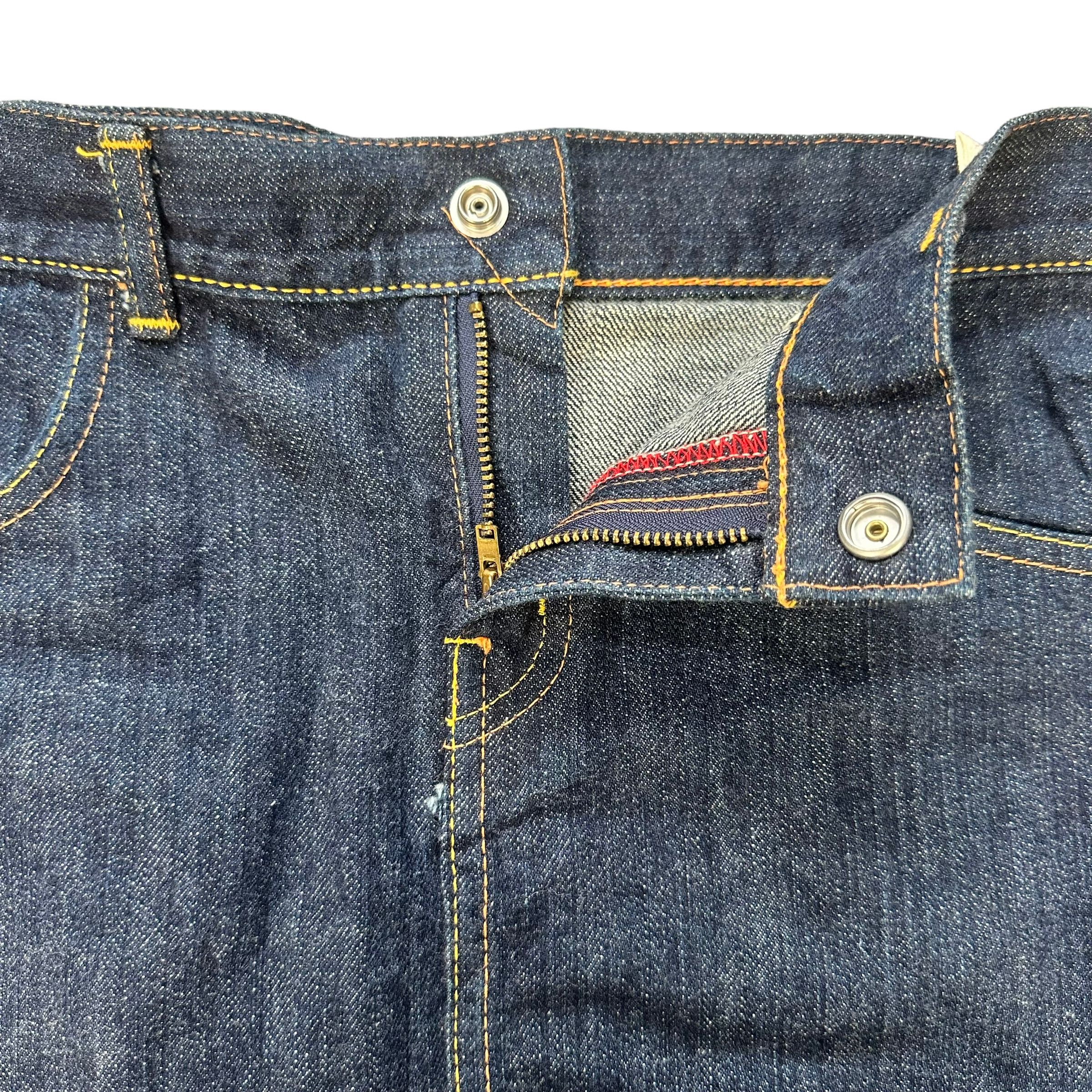 Evisu EVISU PINK DAICOCK DENIM MINI SKIRTS #8655-019 Size 27" / US 4 / IT 40 - 7 Thumbnail