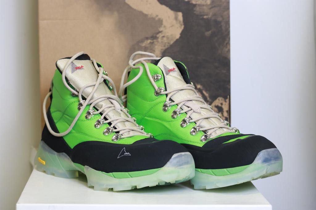 ROA Andreas Strap Sneakers / Boots in Green Size US 10 / EU 43 - 12 Thumbnail