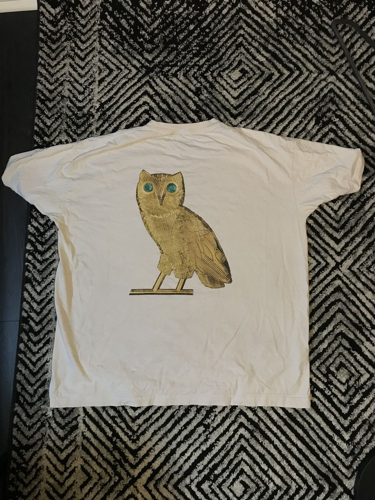 Drake × Members Only × October's Very Own Drake “Members Only OVO” Short Sleeve Shirt Tour Merch Size US XXL / EU 58 / 5 - 4 Thumbnail