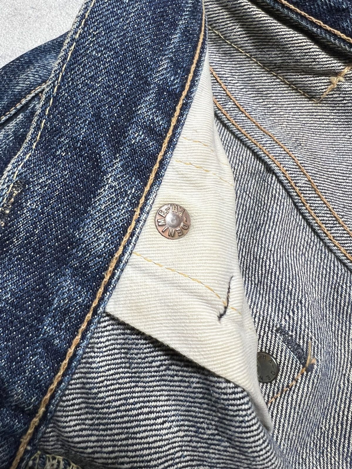 Denime 2000s Denime Washed Selvedge Denim Pants Size US 29 - 7 Thumbnail