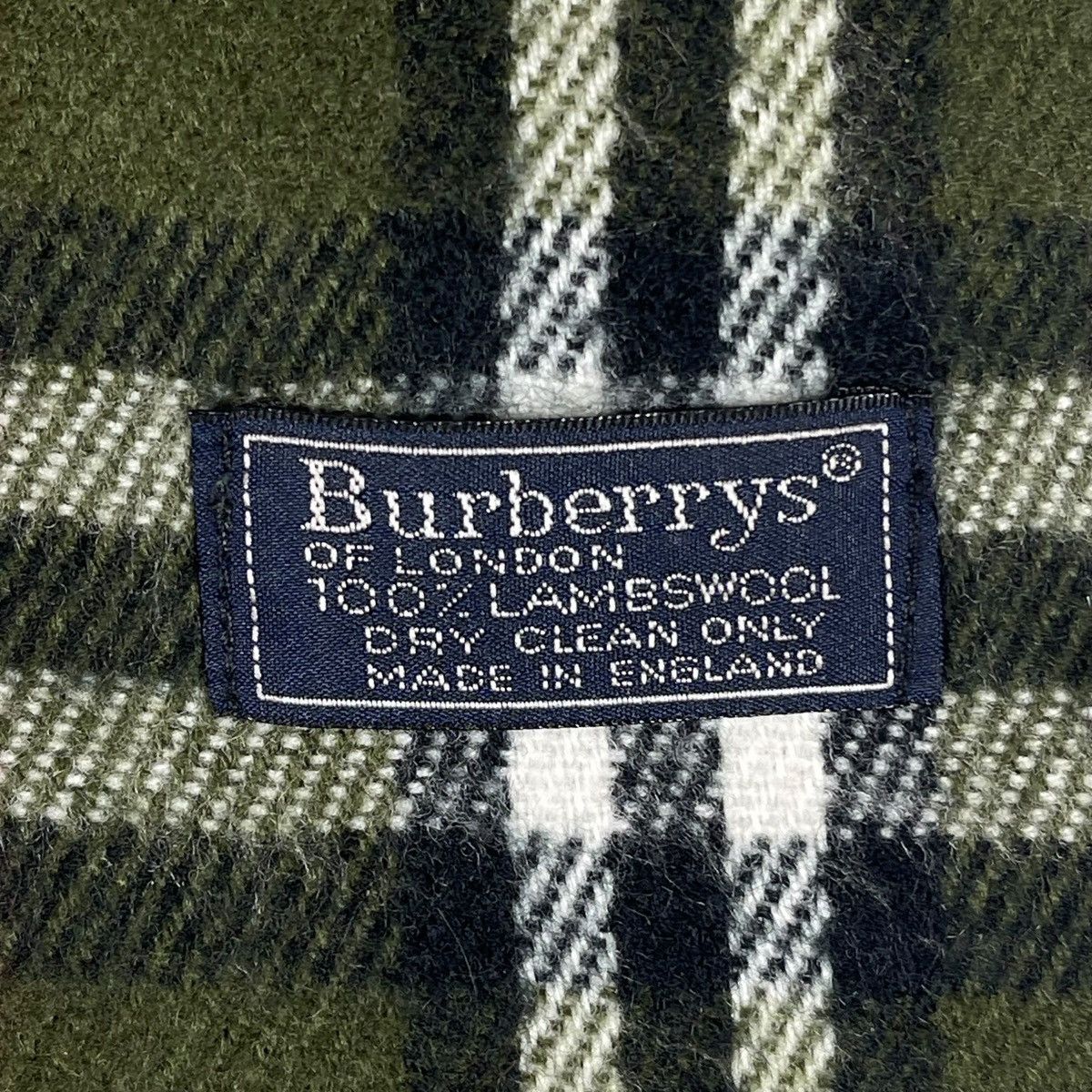 Burberry × Vintage Vintage Burberry Light Scarf Muffler Lambswool Size ONE SIZE - 2 Thumbnail