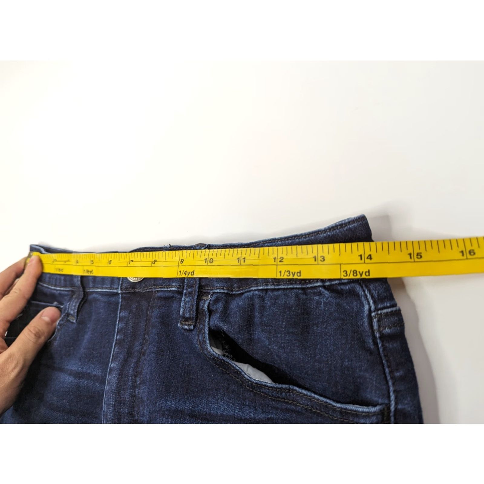Vintage KanCan Jeans Skinny High Rise Dark Wash Size 9 Blue Denim Slim Regular Women KC11235SD Size 30" / US 8 / IT 44 - 7 Thumbnail