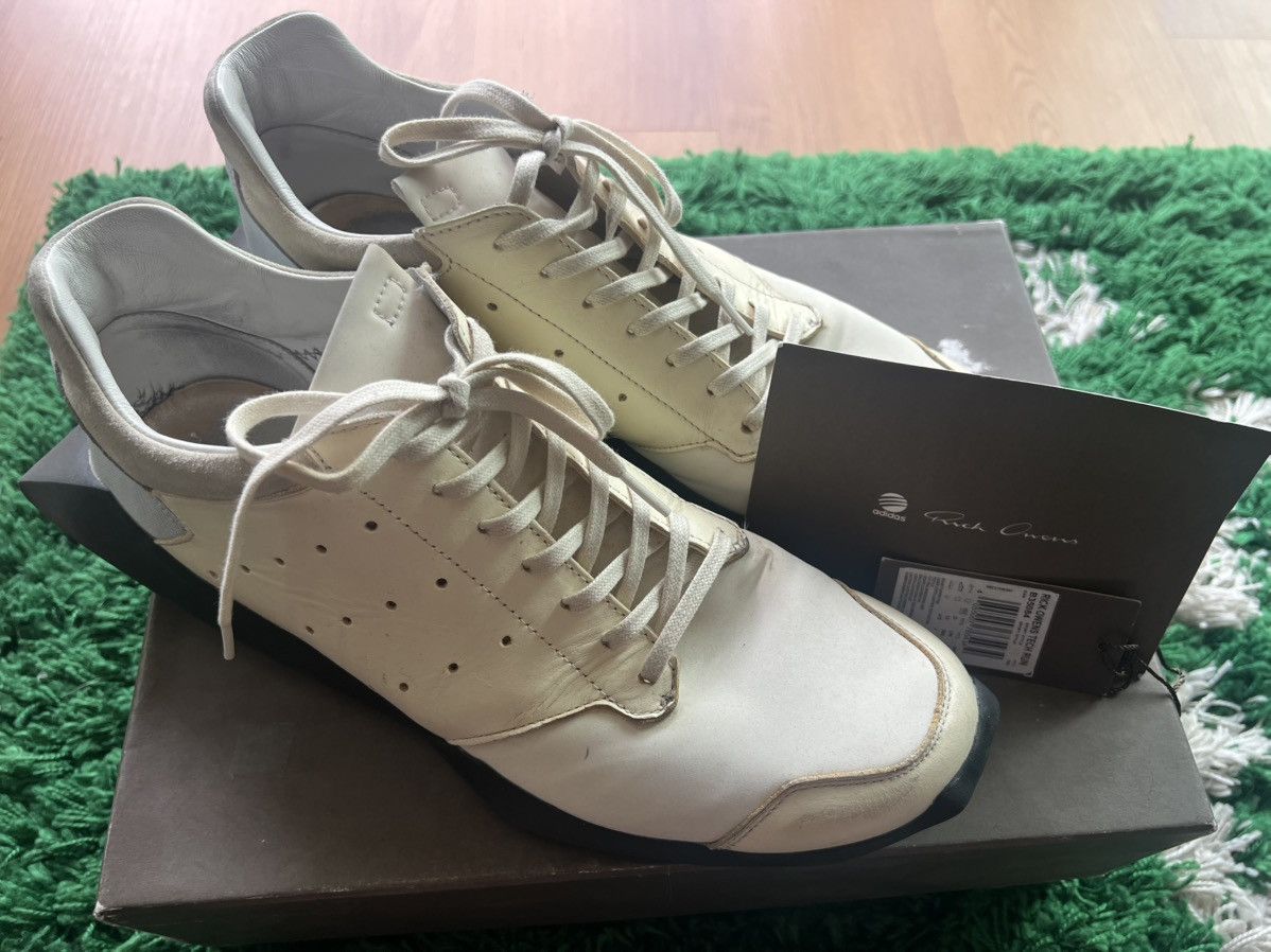 Adidas × Rick Owens Rick Owens Adidas Techrunner Size US 12 / EU 45 - 1 Thumbnail