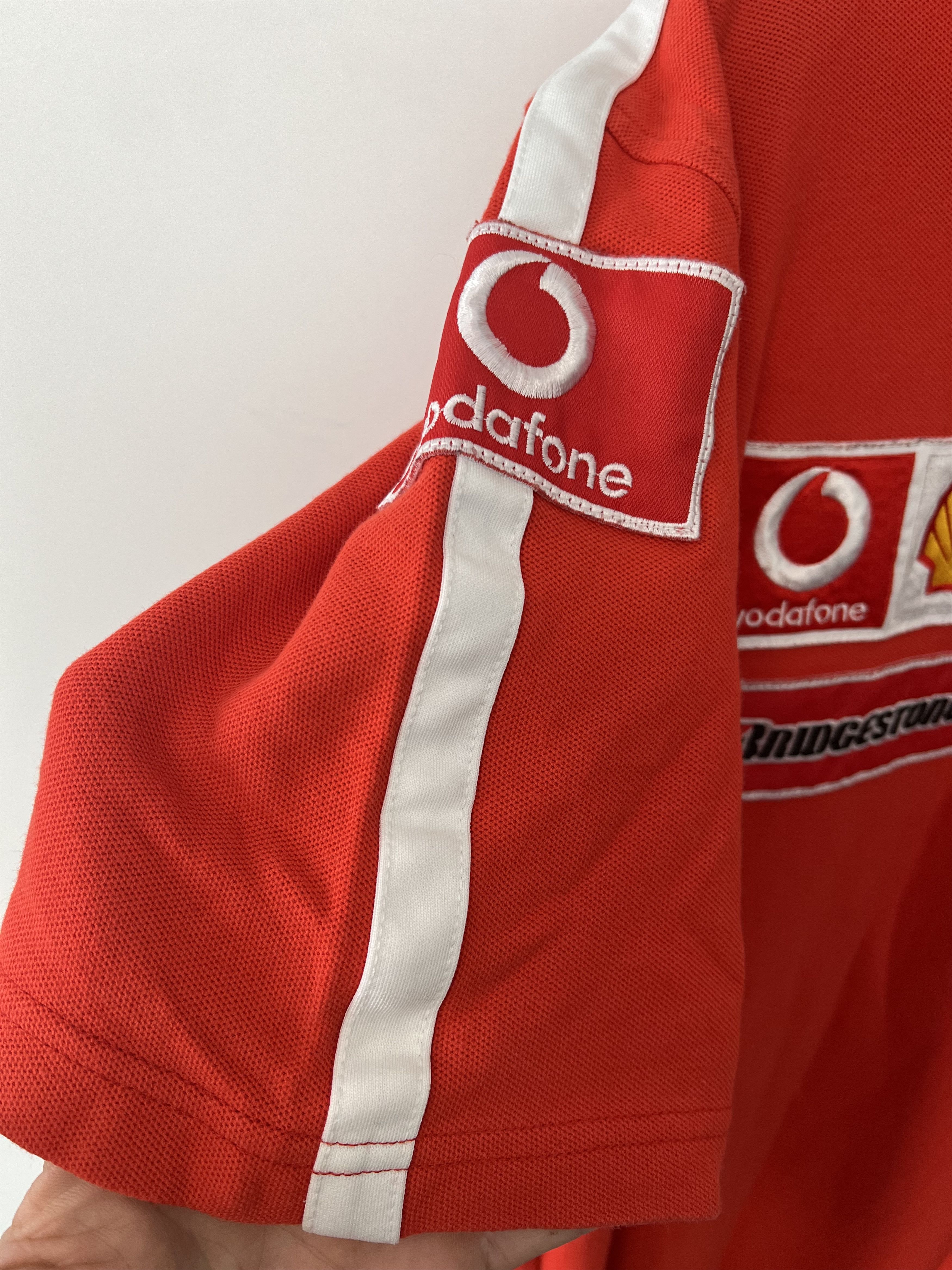 Ferrari Vintage Fila Scuderia Ferrari F1 Racing Team Poloshirt Size US XL / EU 56 / 4 - 7 Thumbnail