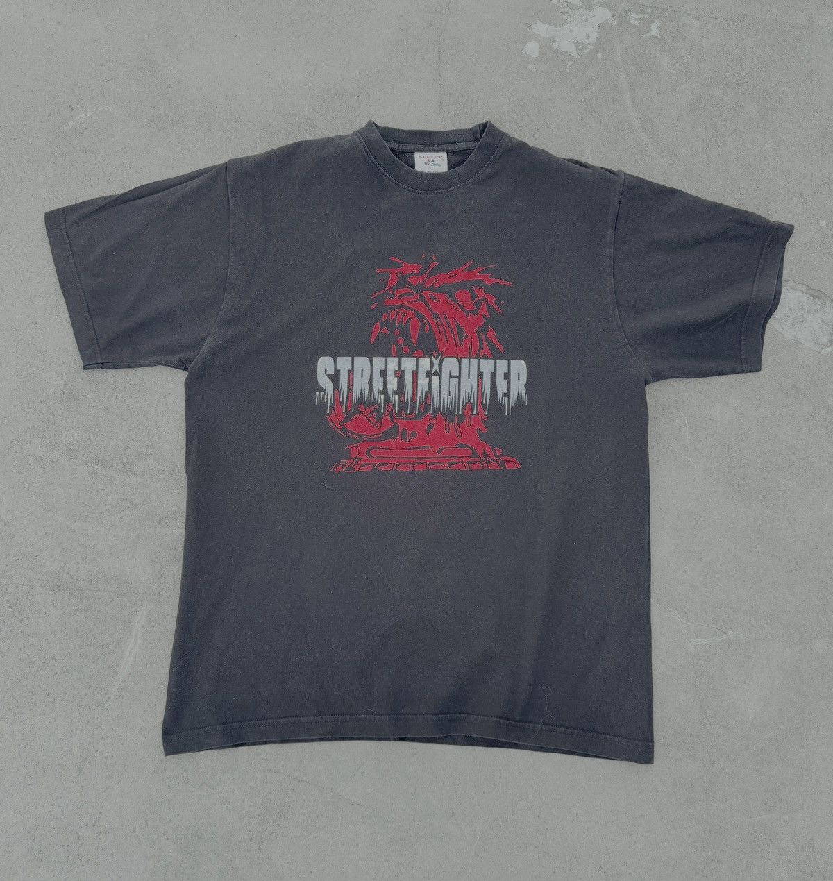Street Fighter × Tapout × Vintage Vintage Streetfighter Tekken Mortal Kombat UFC Washed Tees Size US L / EU 52-54 / 3 - 1 Thumbnail
