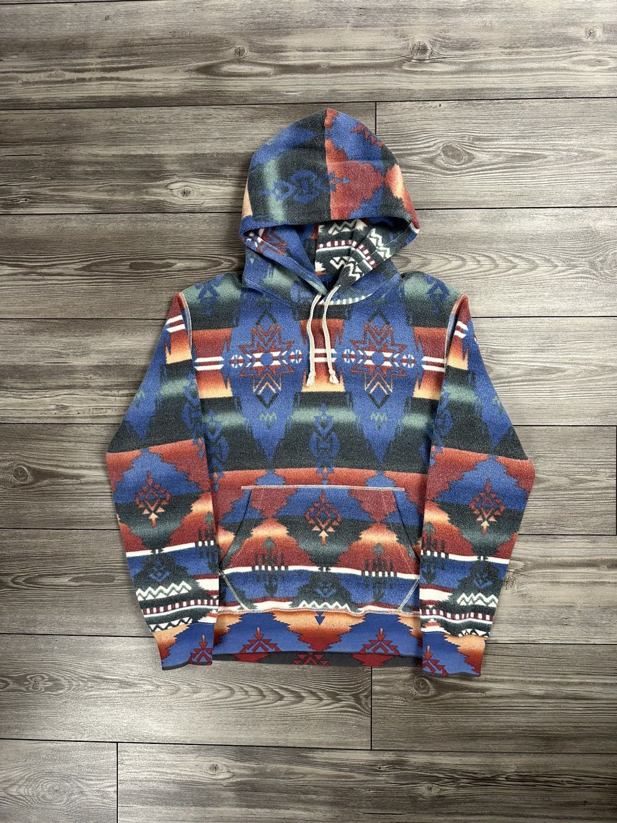 Polo Ralph Lauren Polo Ralph Lauren Aztec Fleece Hoodie Size US L / EU 52-54 / 3 - 1 Thumbnail