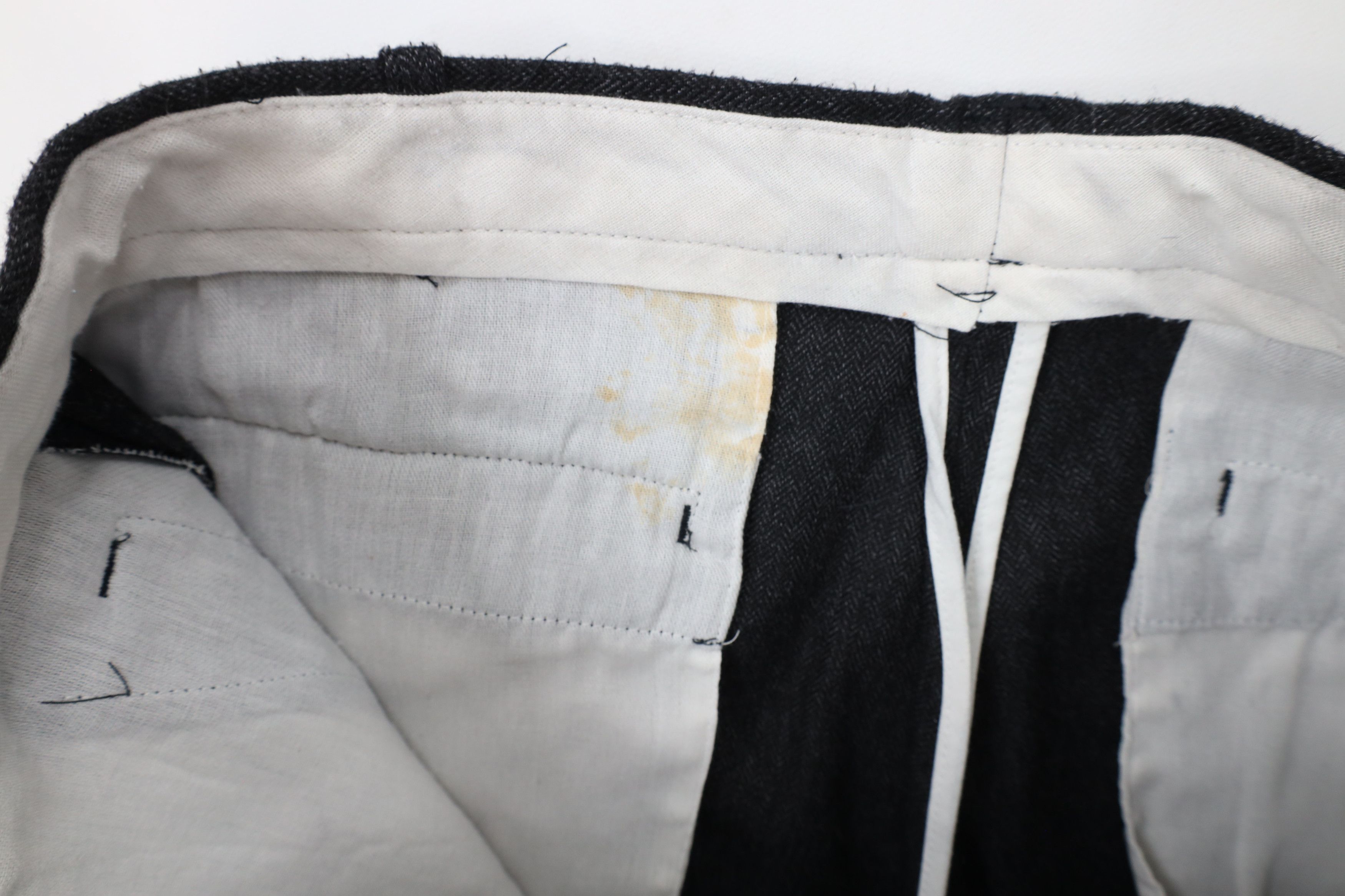 Vintage Vintage 90s Streetwear Relaxed Herringbone Chino Pants Gray Size US 30 / EU 46 - 7 Thumbnail