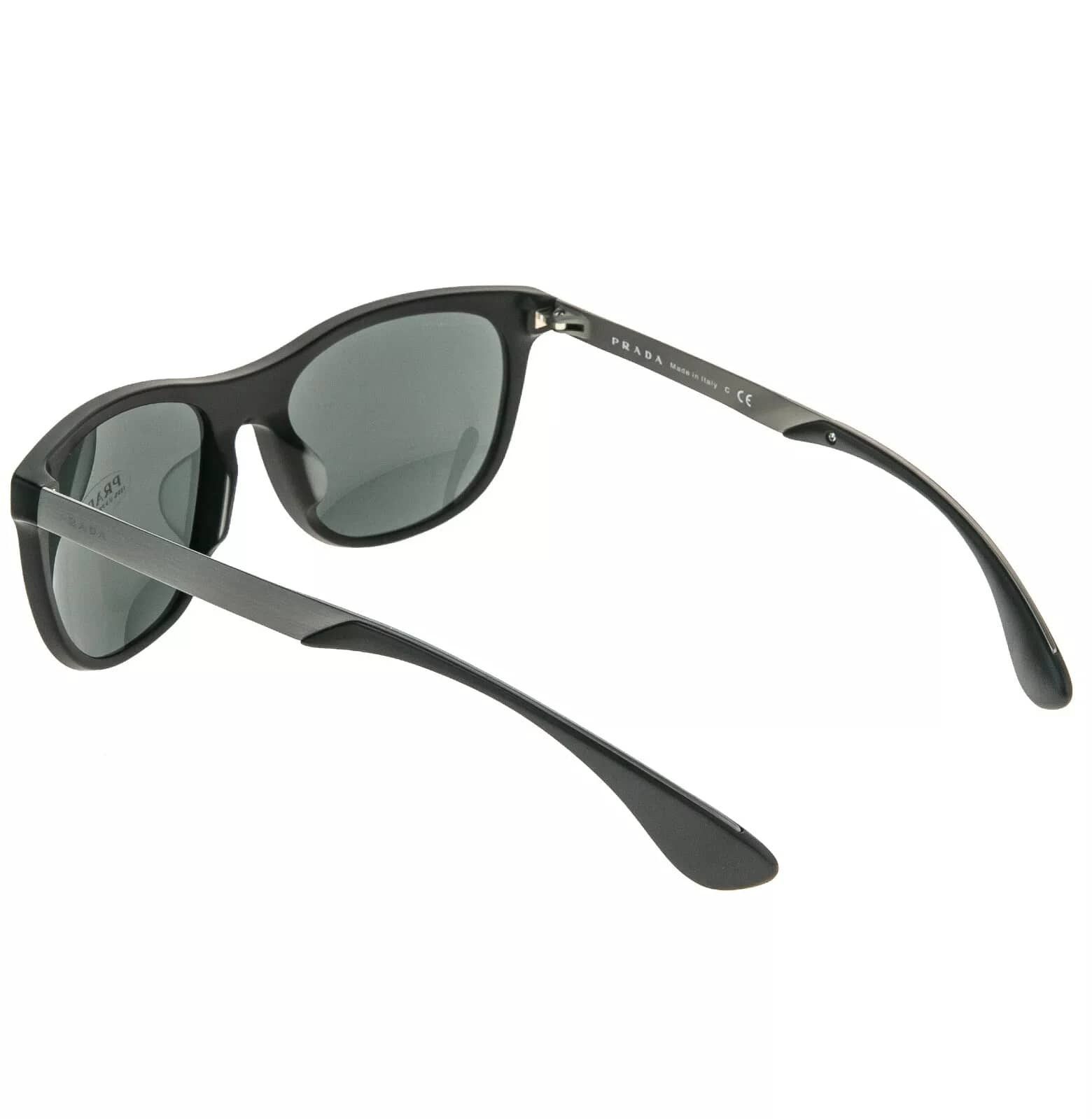Prada PRADA SPR 04S Square Matte Black Sport Sunglasses PR04SSF Size ONE SIZE - 8 Thumbnail