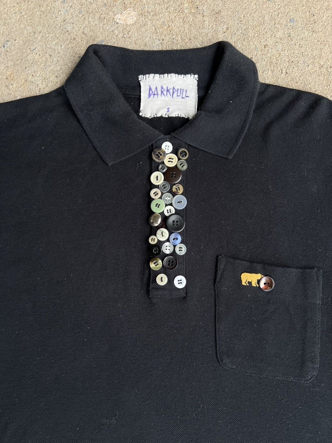 Vintage DARKPULL Multiple Buttons Shirt Size US S / EU 44-46 / 1 - 2 Thumbnail