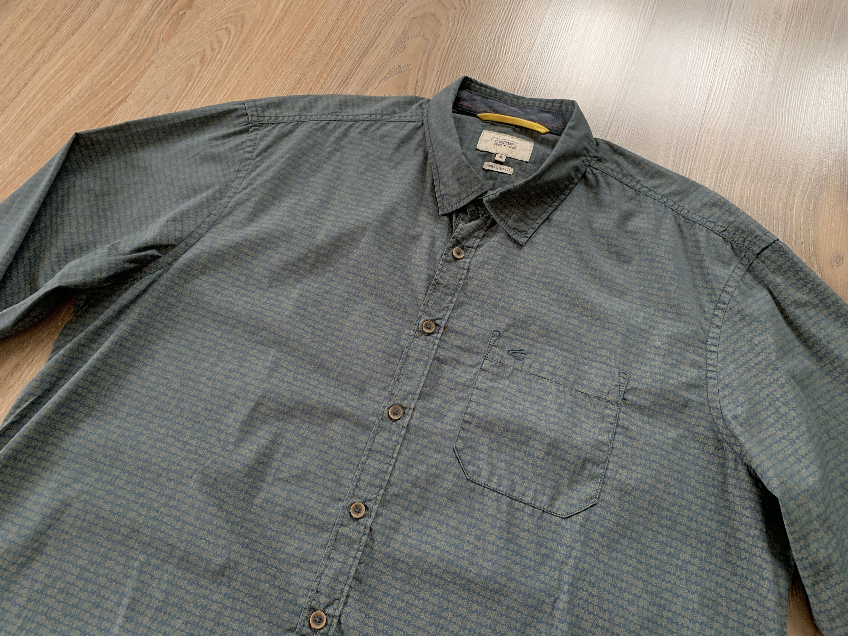 Vintage × camel active Camel Active Regulat Fit Cotton Button Up Shirt Size US XL / EU 56 / 4 - 4 Thumbnail