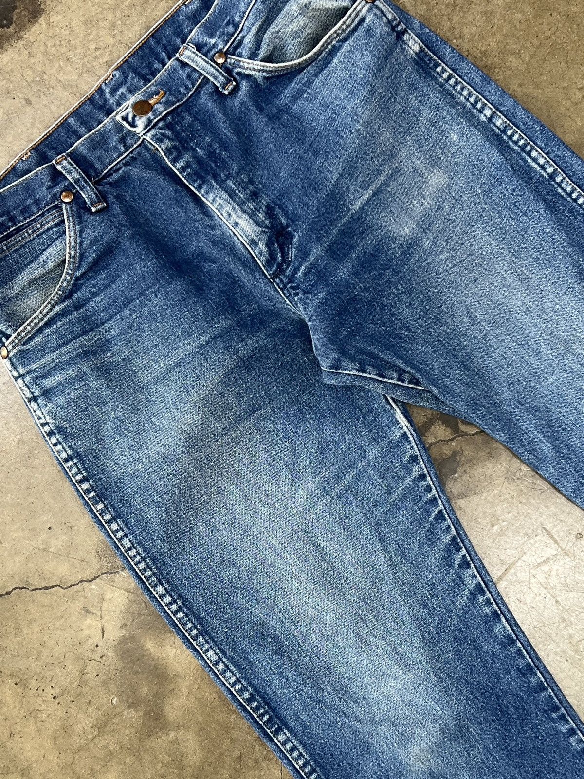 Wrangler Wrangler Denim Straight Leg Pant 33x32 Size US 33 - 4 Thumbnail