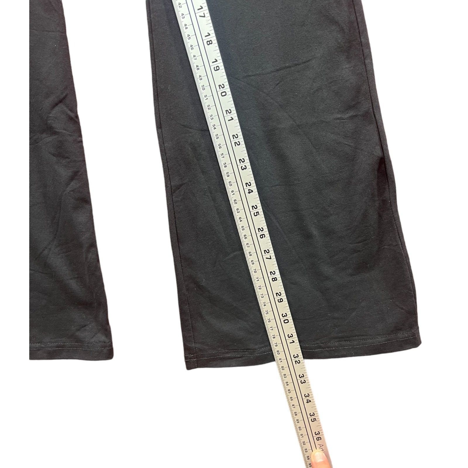Other Faded Rose - Women's Stretch Wide Leg Pants - Black - Extra Size 34" / US 12 / IT 48 - 6 Thumbnail