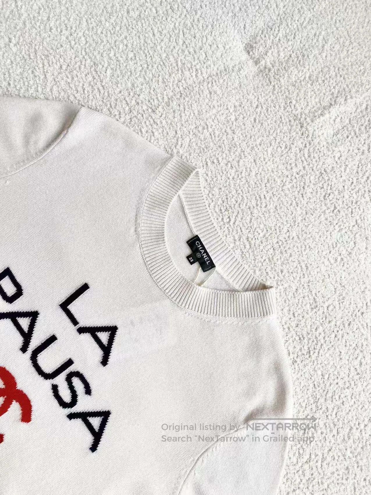 Chanel Chanel Cashmere Logo Knit Sweater| Size XS / US 0-2 / IT 36-38 - 4 Thumbnail