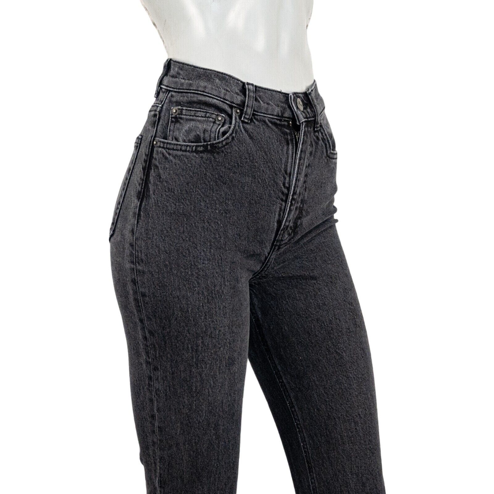 Reformation REFORMATION High-Rise Kick Flare Denim Jeans Black Erie Wash Size 24" / US 00 / IT 34 - 10 Thumbnail