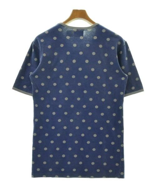 Comme des Garcons SHIRT T-Shirts Piping Hem Dots Cotton Crewneck Navy x Gray Size US M / EU 48-50 / 2 - 2 Thumbnail
