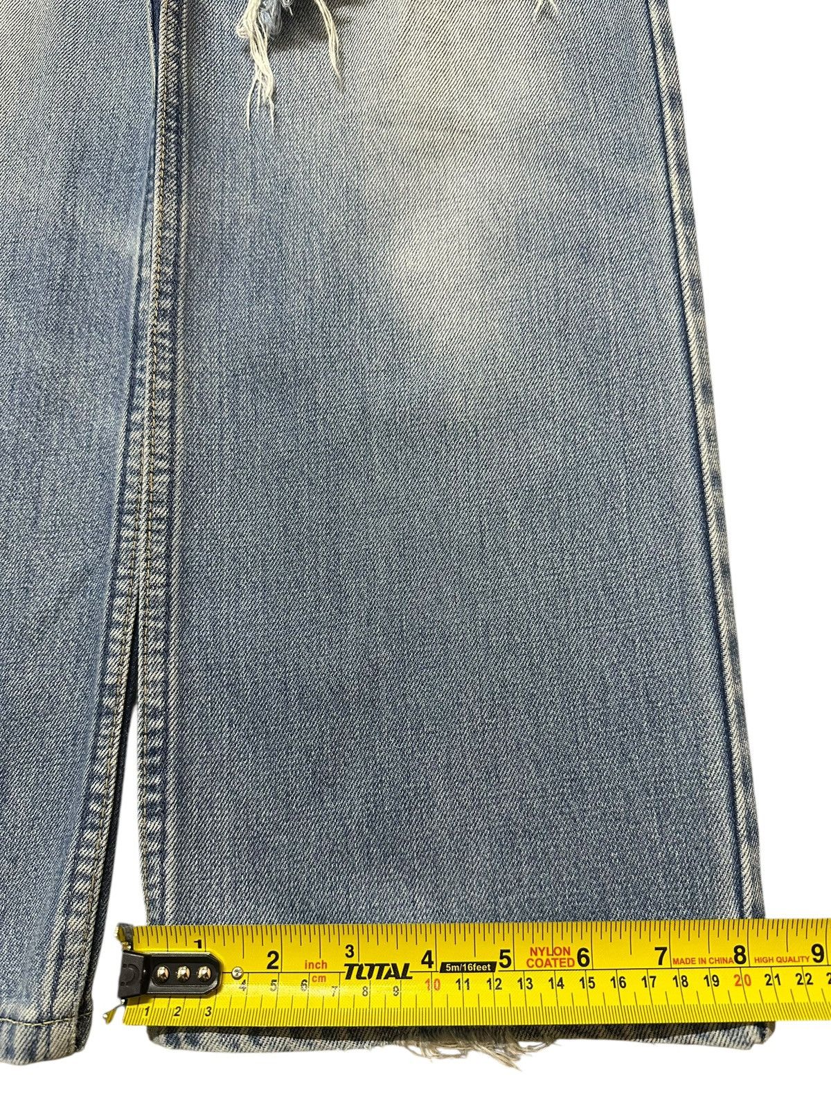 Polo Ralph Lauren Vintage Polo Ralph Lauren Light Wash Distressed Loose Jeans Size US 28 / EU 44 - 17 Thumbnail