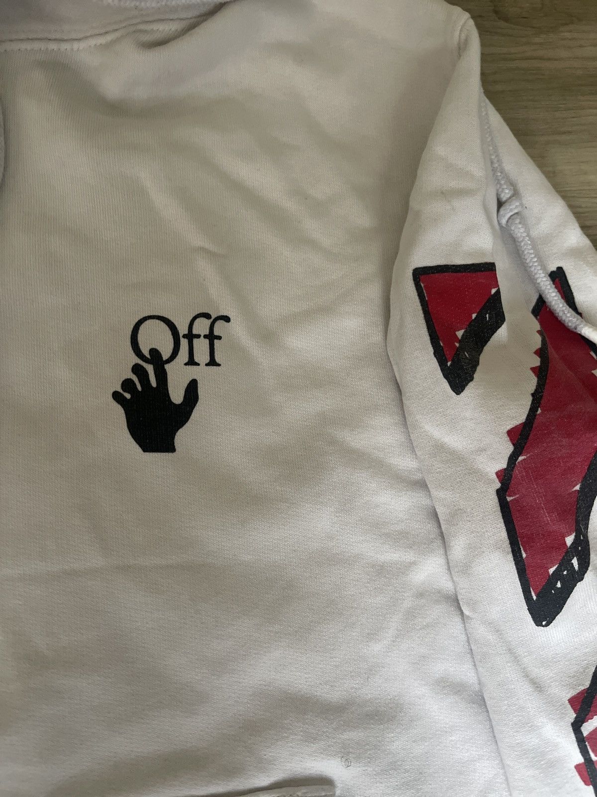 Off-White × Virgil Abloh White off white hoodie Size US M / EU 48-50 / 2 - 6 Thumbnail