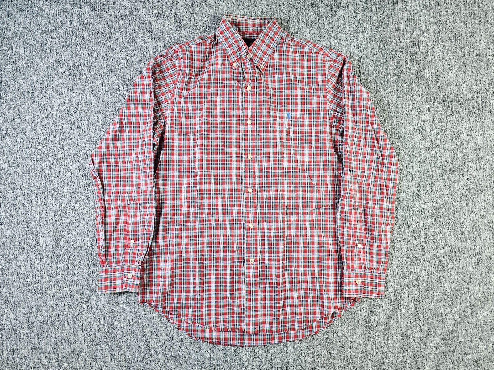 Polo Ralph Lauren Polo Ralph Lauren Custom Fit Plaid Button-Down Shirt M Size US M / EU 48-50 / 2 - 1 Thumbnail
