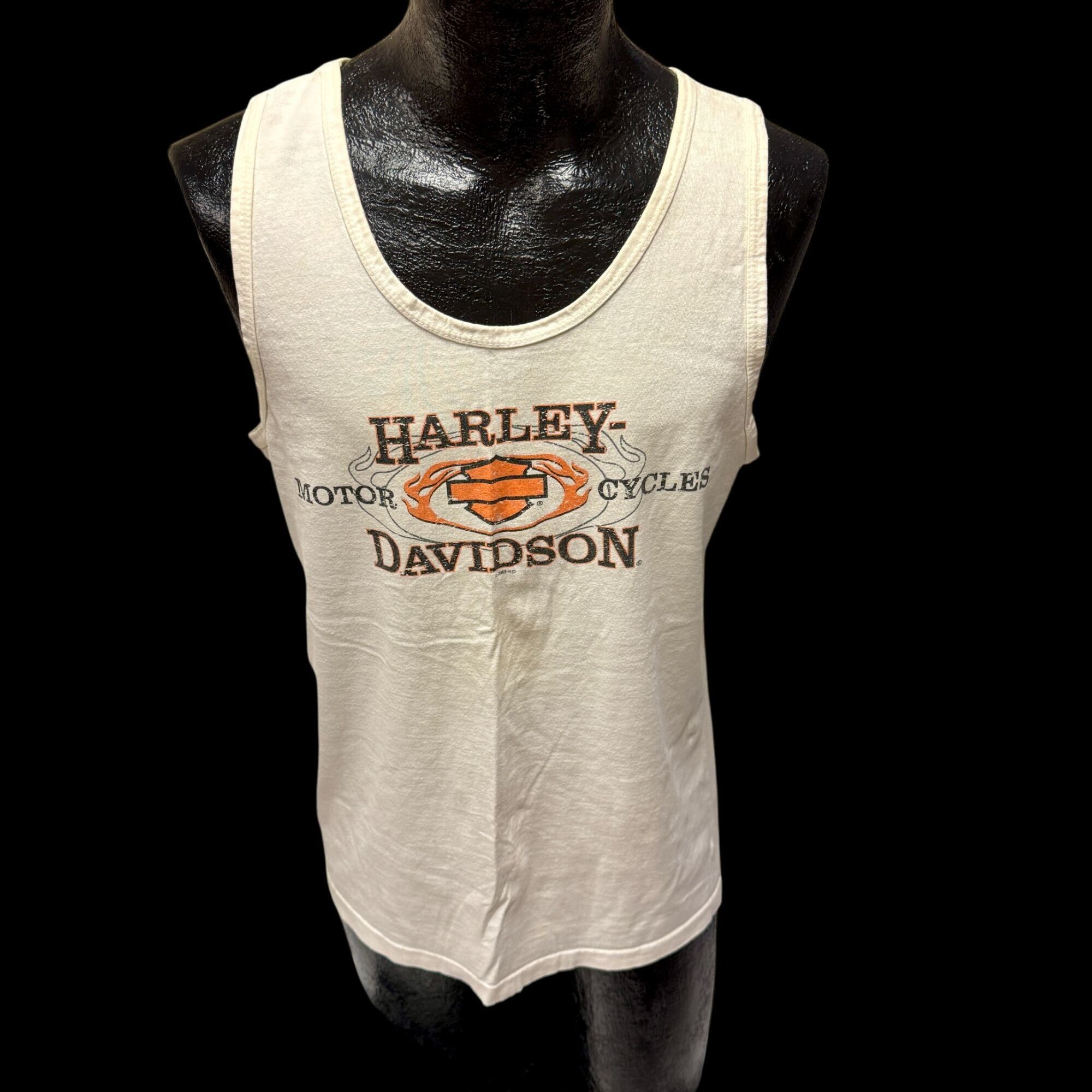 Harley Davidson FRIEZE O'Fallon IL Biker TANK TOP Motorcycle Muscle Shirt M Size US M / EU 48-50 / 2 - 1 Thumbnail
