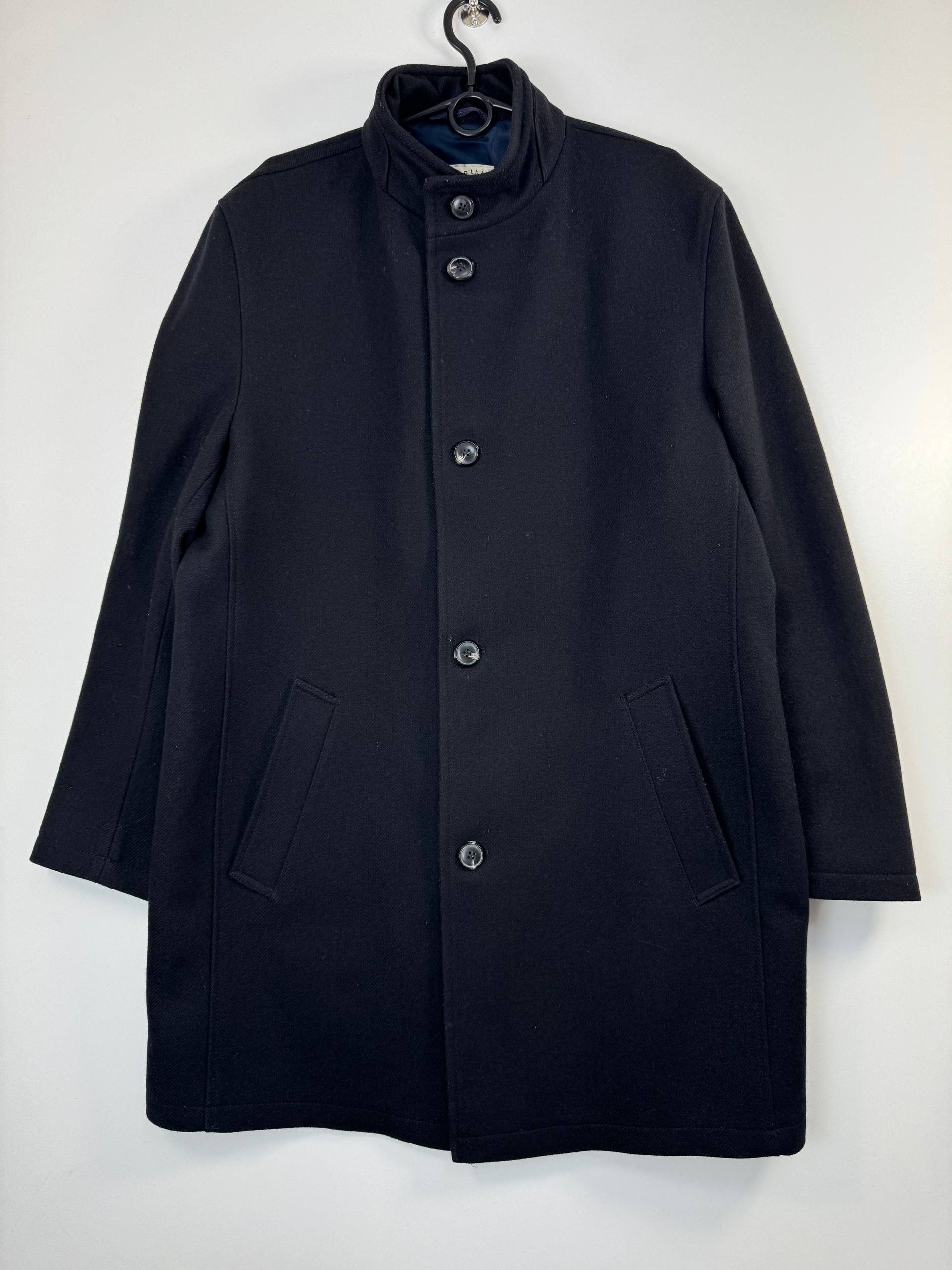Bugatti Bugatti Wool Coat Navy Mens Size L/XL Size US L / EU 52-54 / 3 - 1 Thumbnail