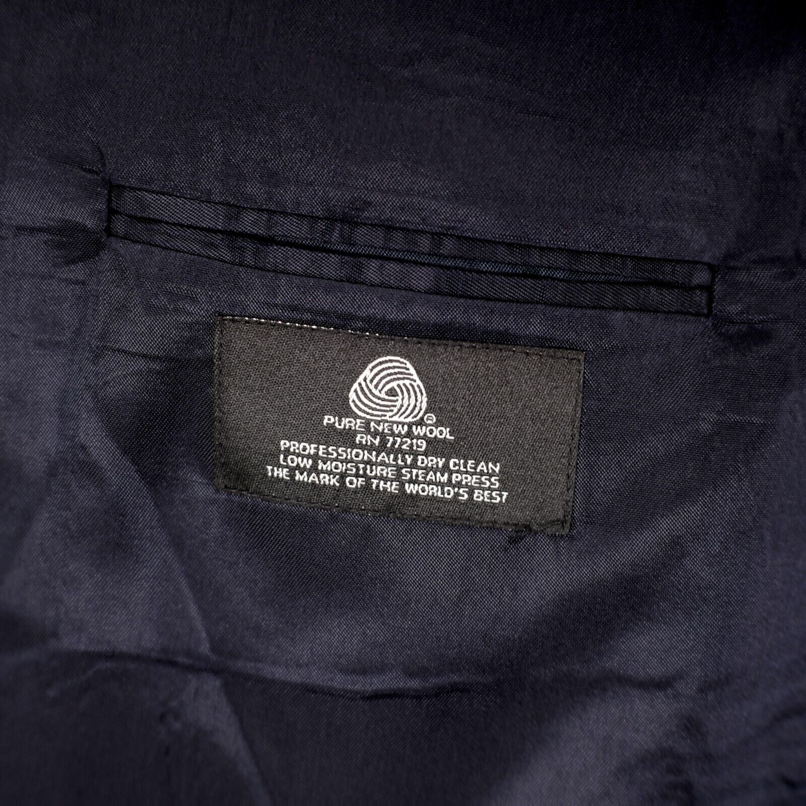 Joseph & Feiss Jospeh & Feiss International Worsted Wool Blue 2 Gold Button Size 52R - 11 Thumbnail