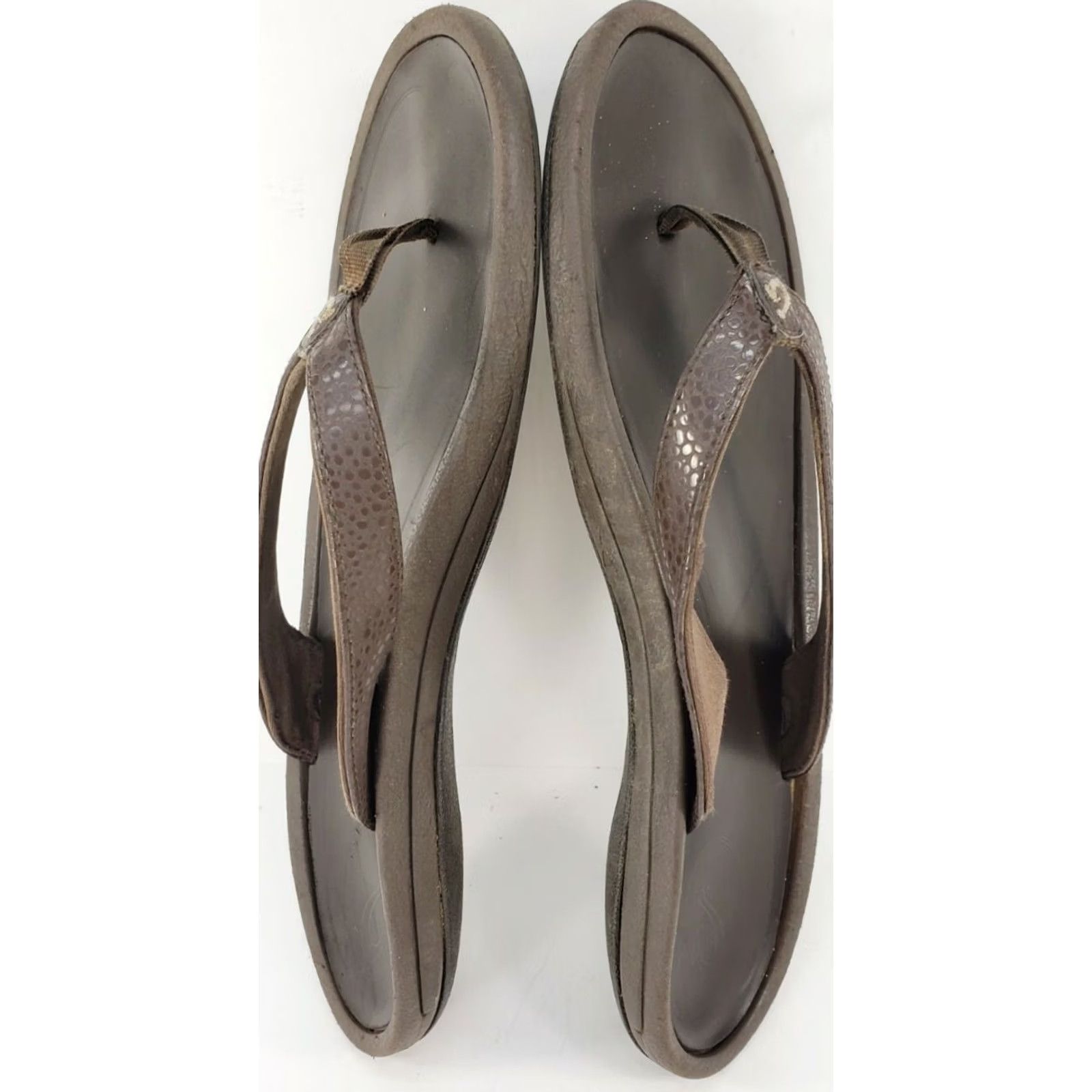 Olukai OluKai Ohana Sandals Flip Flops Thong Toe Post Brown Women’s 9 EU 39 Slip On Casual Coastal Comfort Size US 9 / IT 39 - 7 Thumbnail