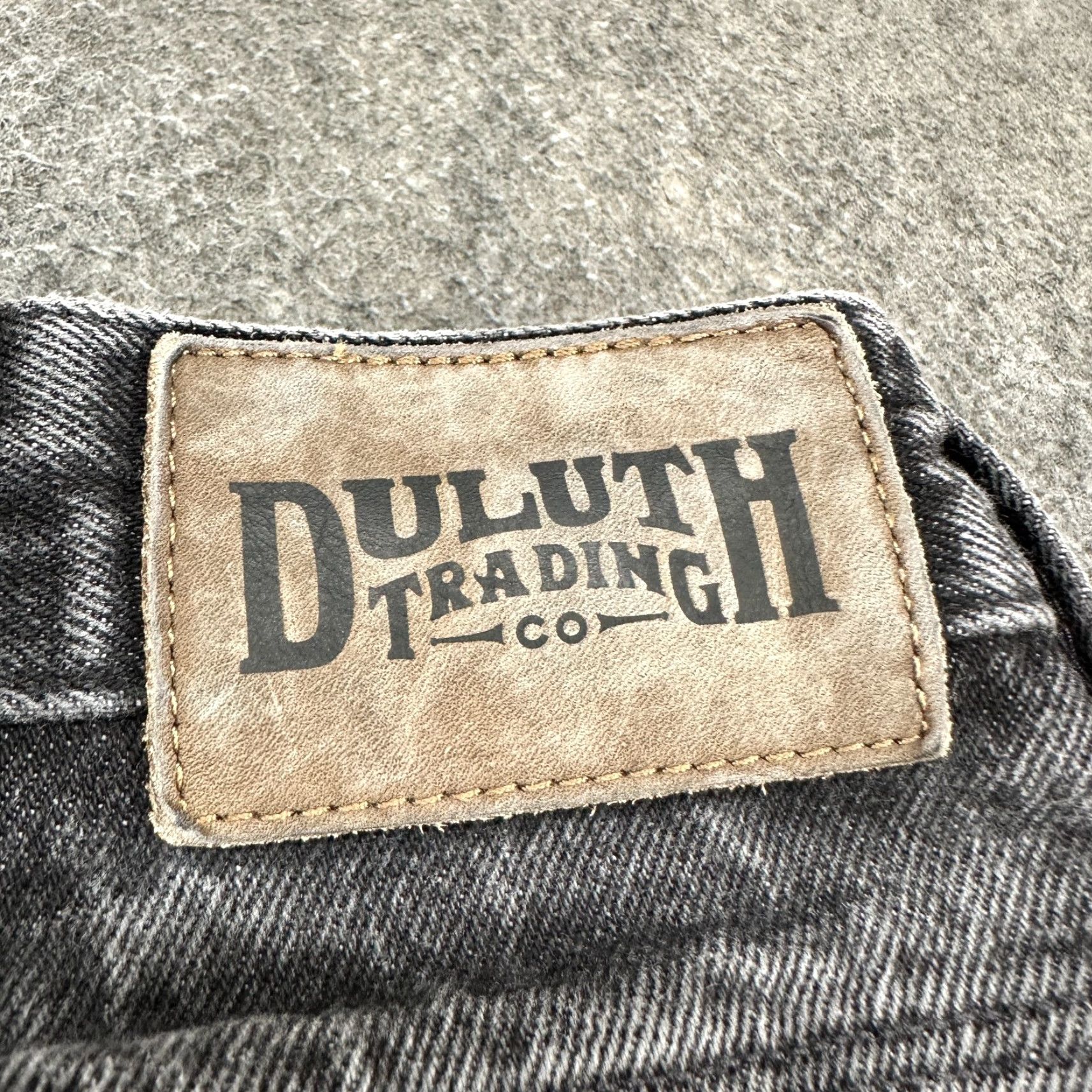 CO Duluth Jeans Mens 36x32 Black Cotton Denim Baggy Workwear 5-Pocket Straight Vintage? No Size US 36 / EU 52 - 6 Thumbnail