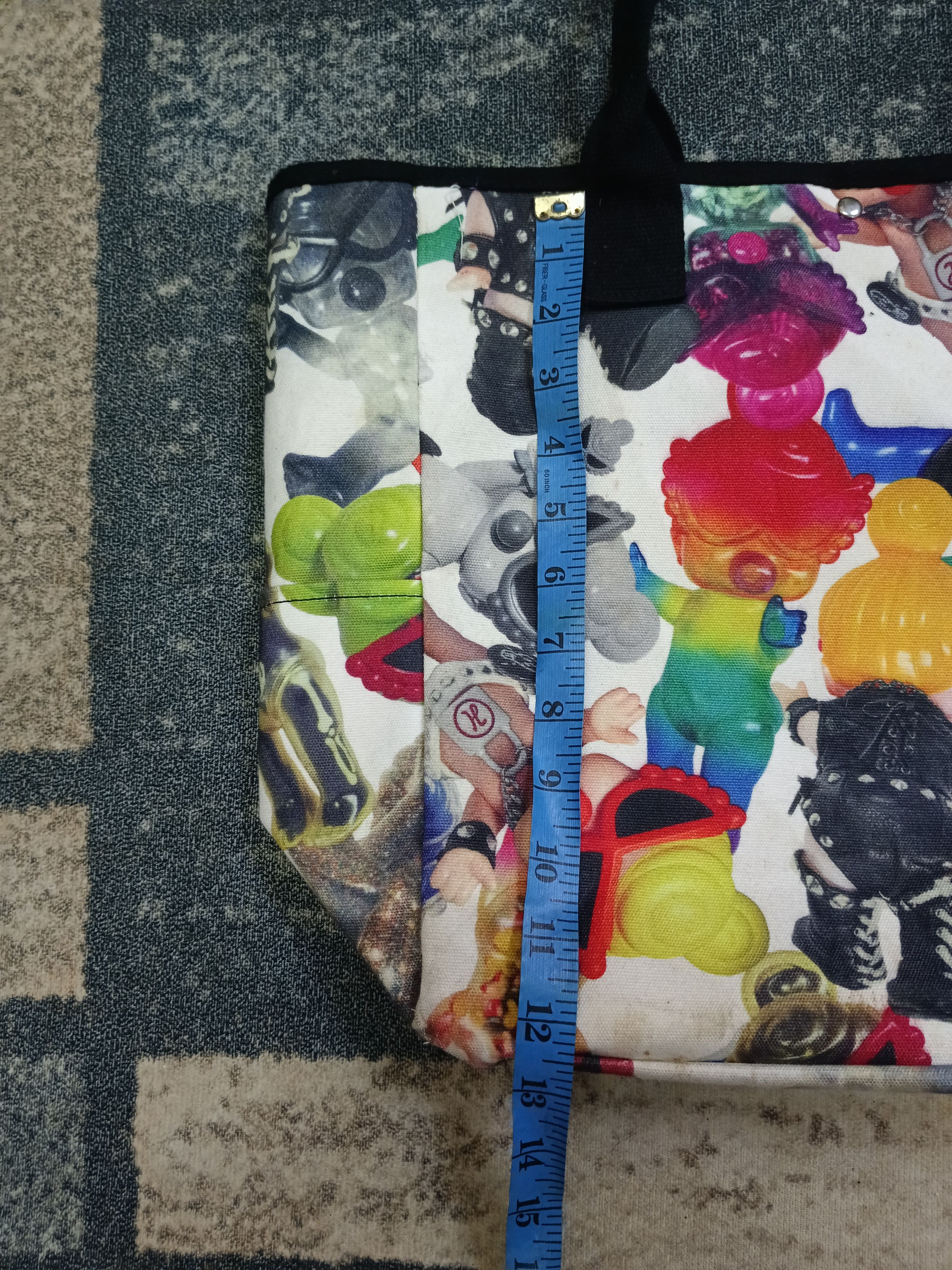 Hysteric Glamour HYSTERIC FULLPRINT CANVAS TOTE BAG Size ONE SIZE - 5 Thumbnail
