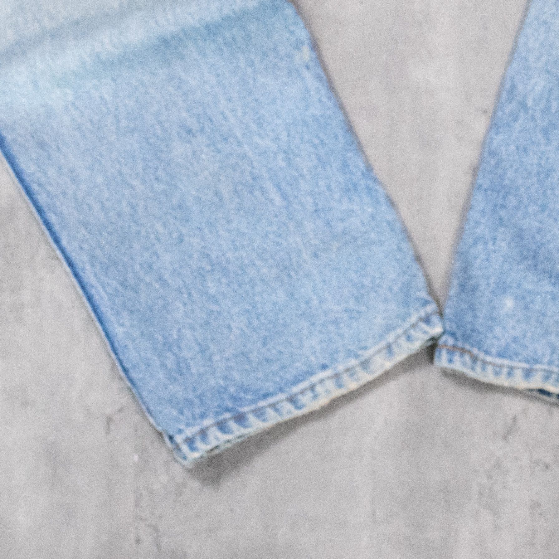 Chaps Ralph Lauren Vintage 1990's Ralph Lauren Distressed Baggy Denim Pant's Size US 39 - 15 Thumbnail