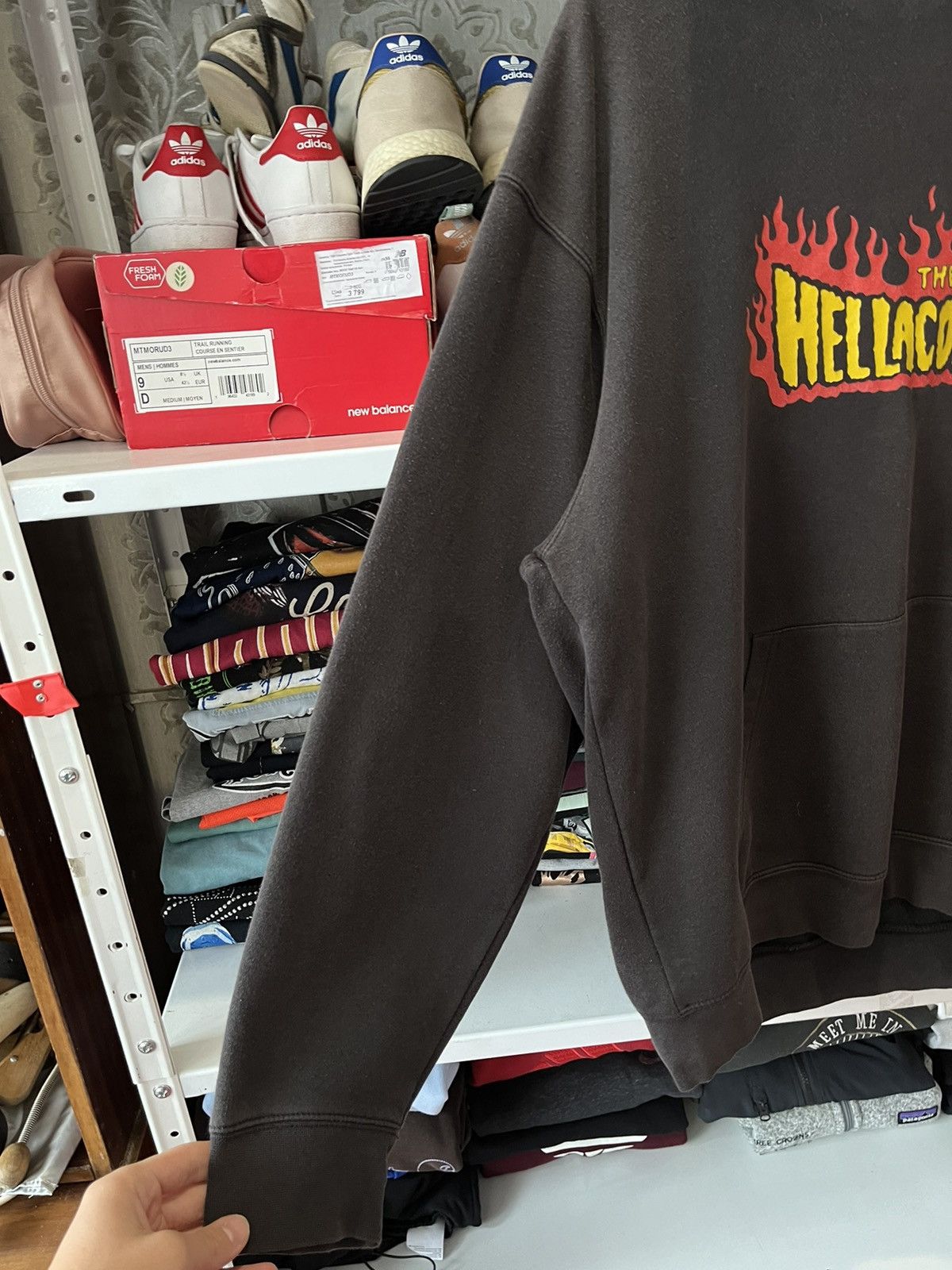 Band Tees Vintage The Hellacopters Band Logo Distressed Hoodie RareY2K Size US XL / EU 56 / 4 - 5 Thumbnail