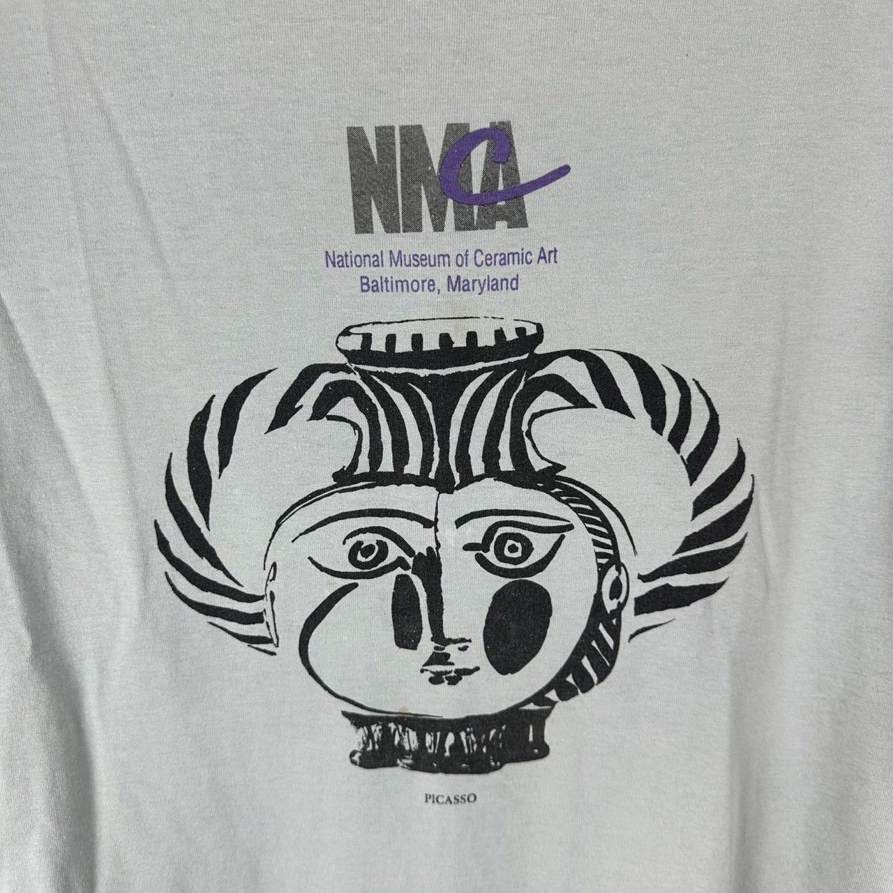 Vintage ​Vtg 90s NMCA Baltimore Picasso Ceramic Art Museum T-shirt Size US XL / EU 56 / 4 - 2 Thumbnail
