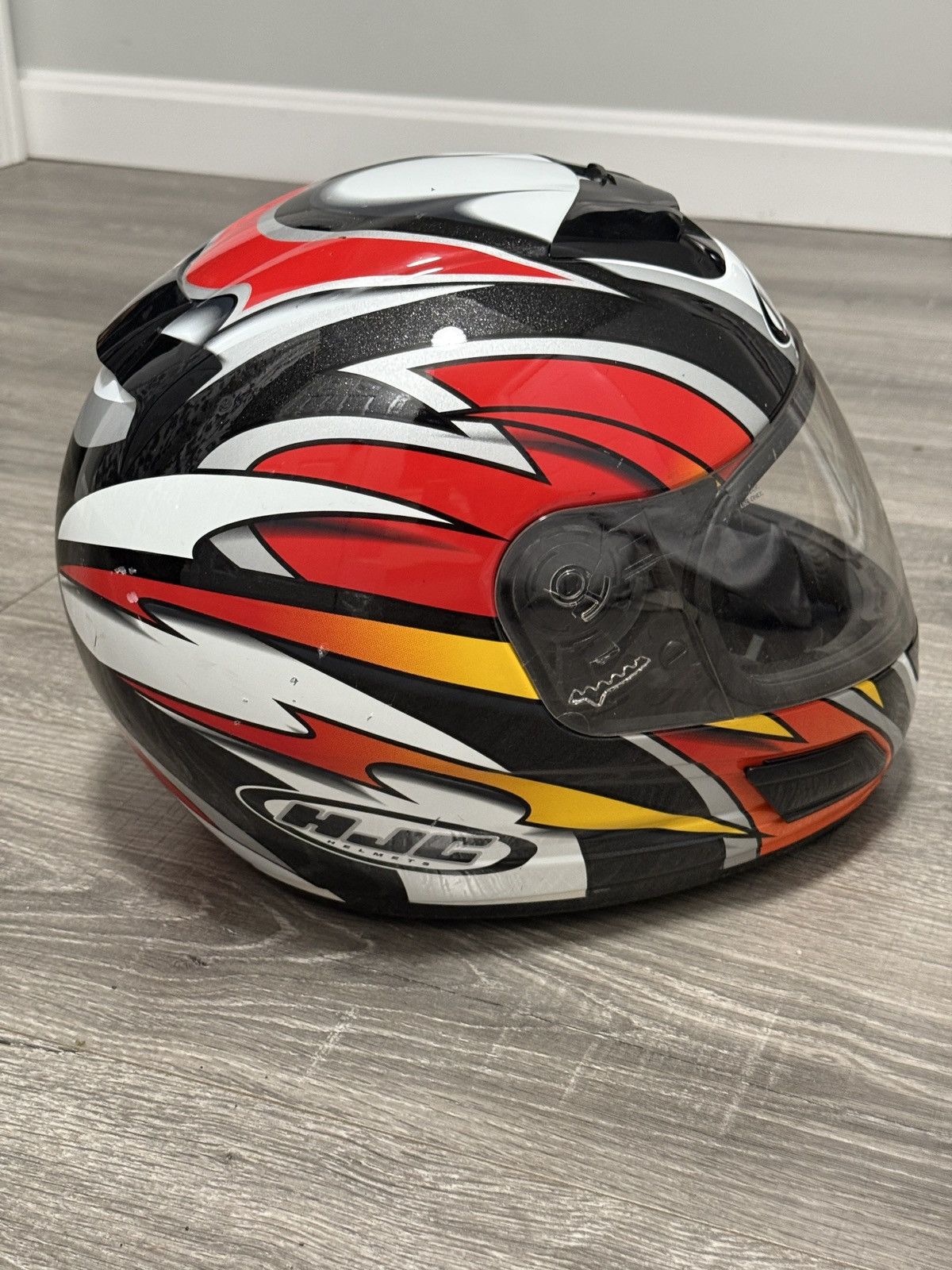 Designer × Vintage Vintage HJC Rider Helmet Size ONE SIZE - 3 Thumbnail
