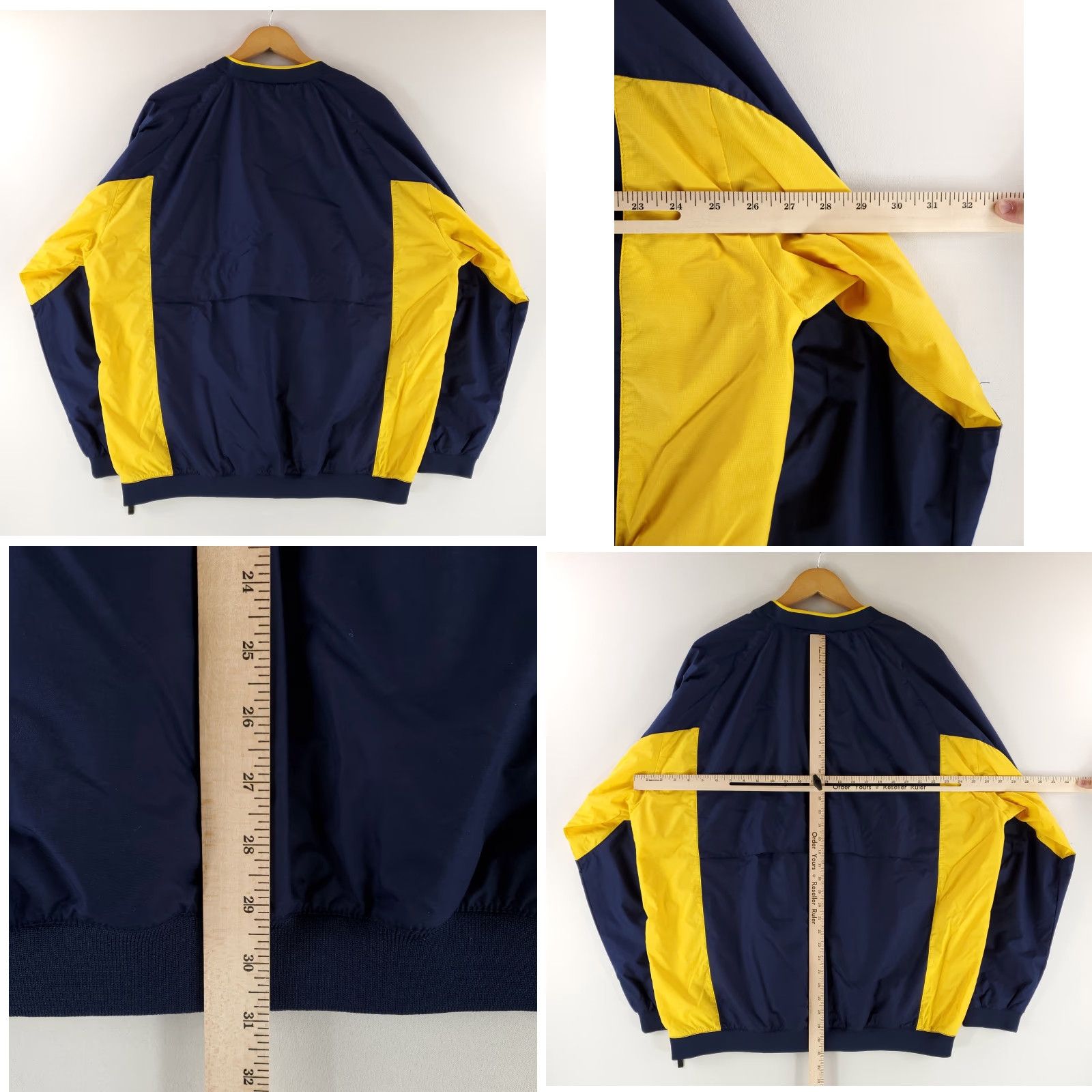 Nike Nike University Michigan Windbreaker Jacket Blue Mens XXL Pullover Warmup Size US XXL / EU 58 / 5 - 8 Thumbnail