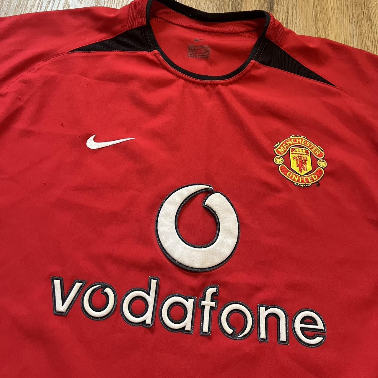Nike 2002-04 Manchester United Nike Home Football Shirt Size US M / EU 48-50 / 2 - 3 Thumbnail