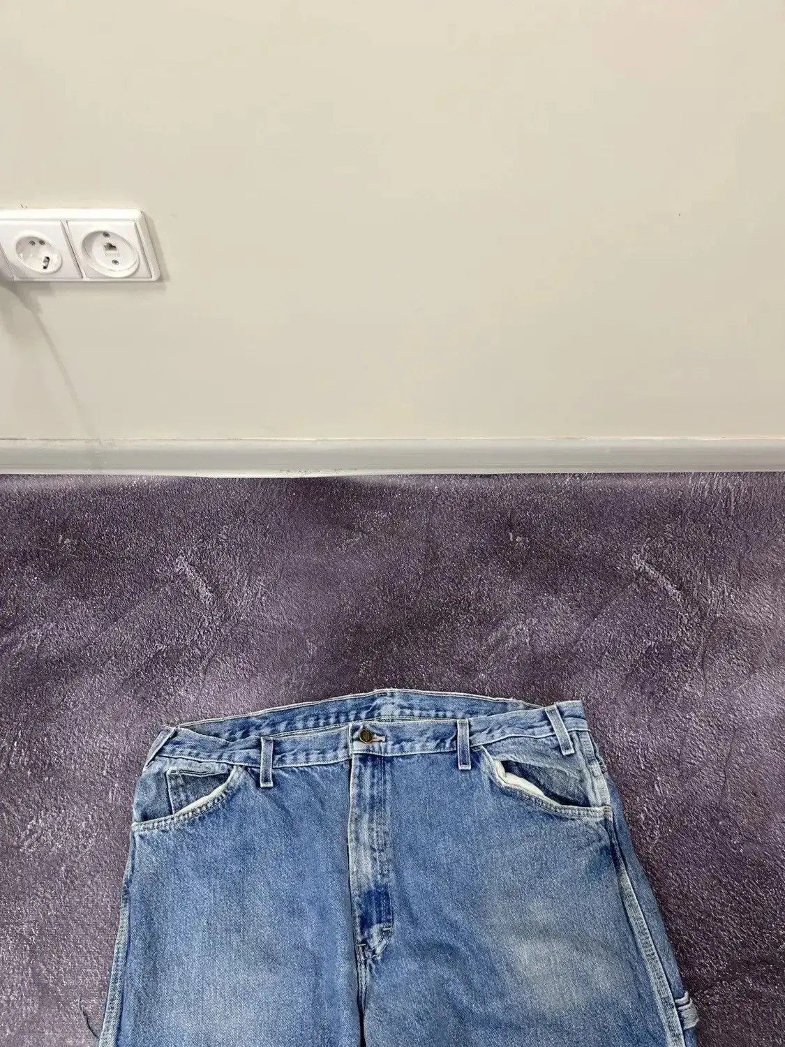 Dickies × Vintage Vintage Dickies Faded Blue American Denim Baggy Jeans Size US 38 / EU 54 - 7 Thumbnail