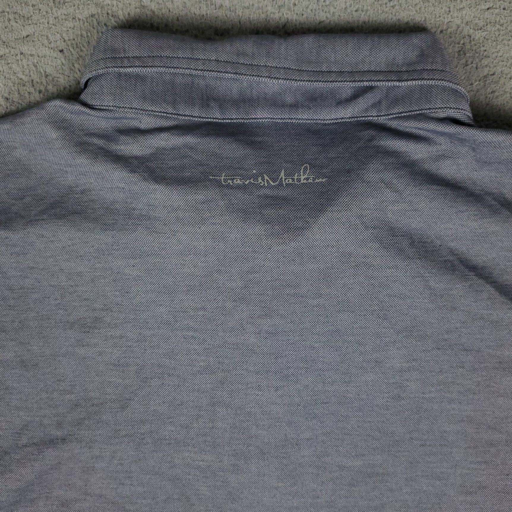 TravisMathew Travis Mathew Polo Shirt Mens 2XL Blue Casual Short Sleeve Activewear Size US XXL / EU 58 / 5 - 3 Thumbnail