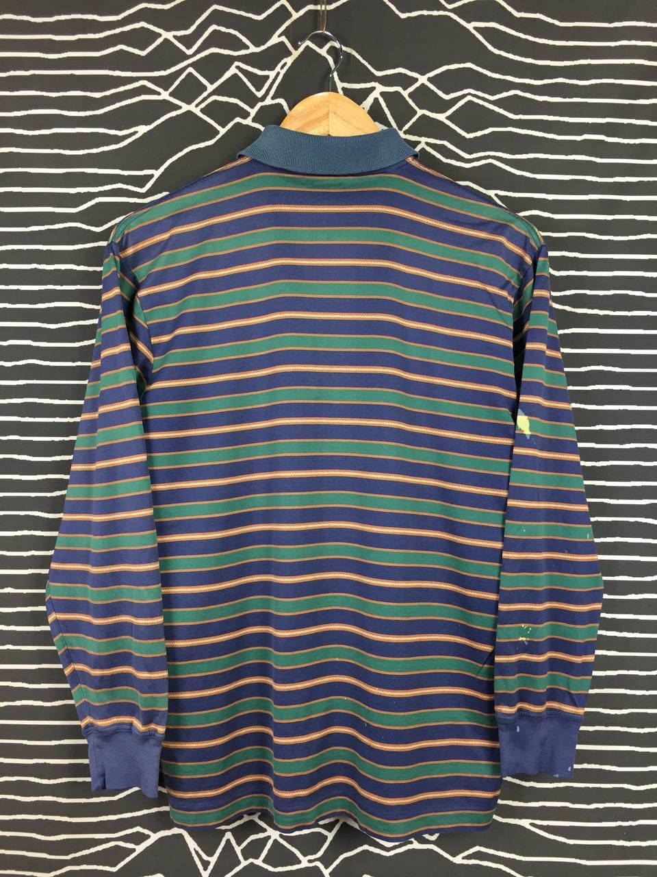 Longchamp × Vintage Vtg Longchamp Paris Made In Italy Longsleeve Polo Tee Size US M / EU 48-50 / 2 - 10 Thumbnail