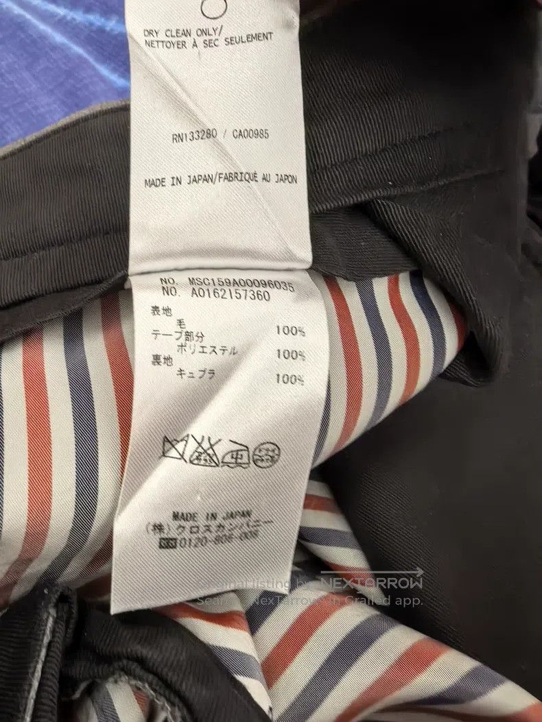 Thom Browne Thom Browne size 2 Gray woolen trousers Size US 39 - 3 Thumbnail