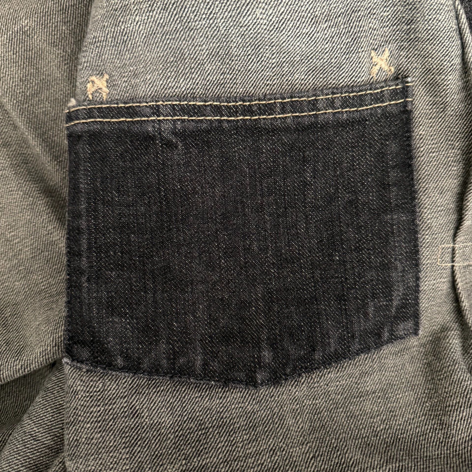 Tenderloin Tenderloin K-7 Black Washed Denim Jacket Size US L / EU 52-54 / 3 - 6 Thumbnail