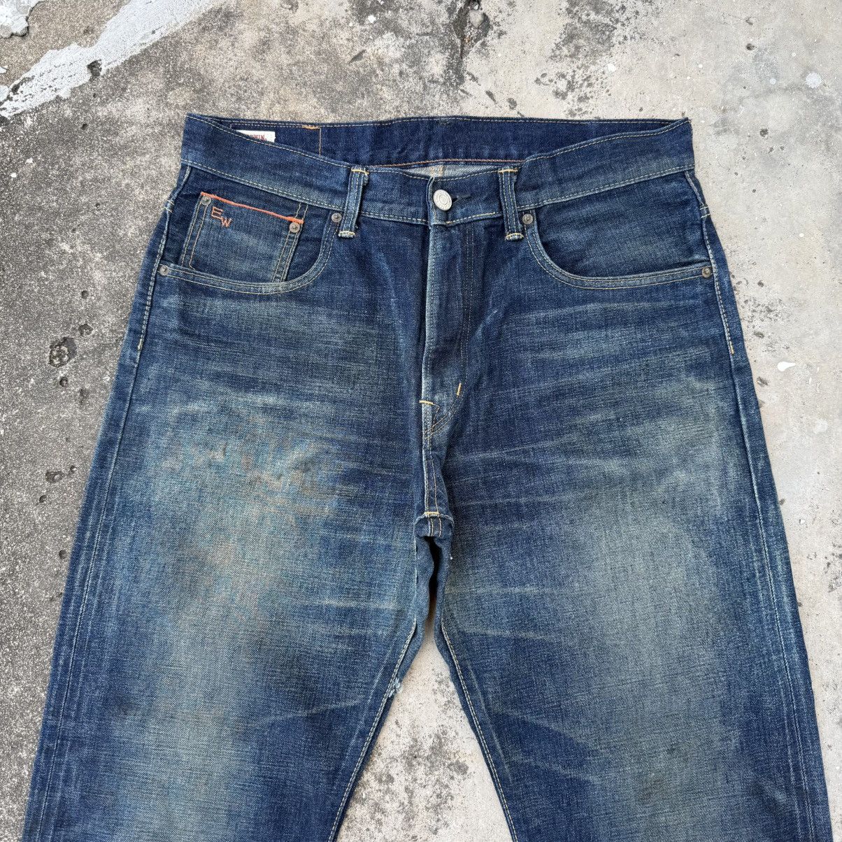 Edwin × Jean × Vintage VINTAGE EDWIN 505 FADED JEAN DENIM PANTS Size US 36 / EU 52 - 2 Thumbnail