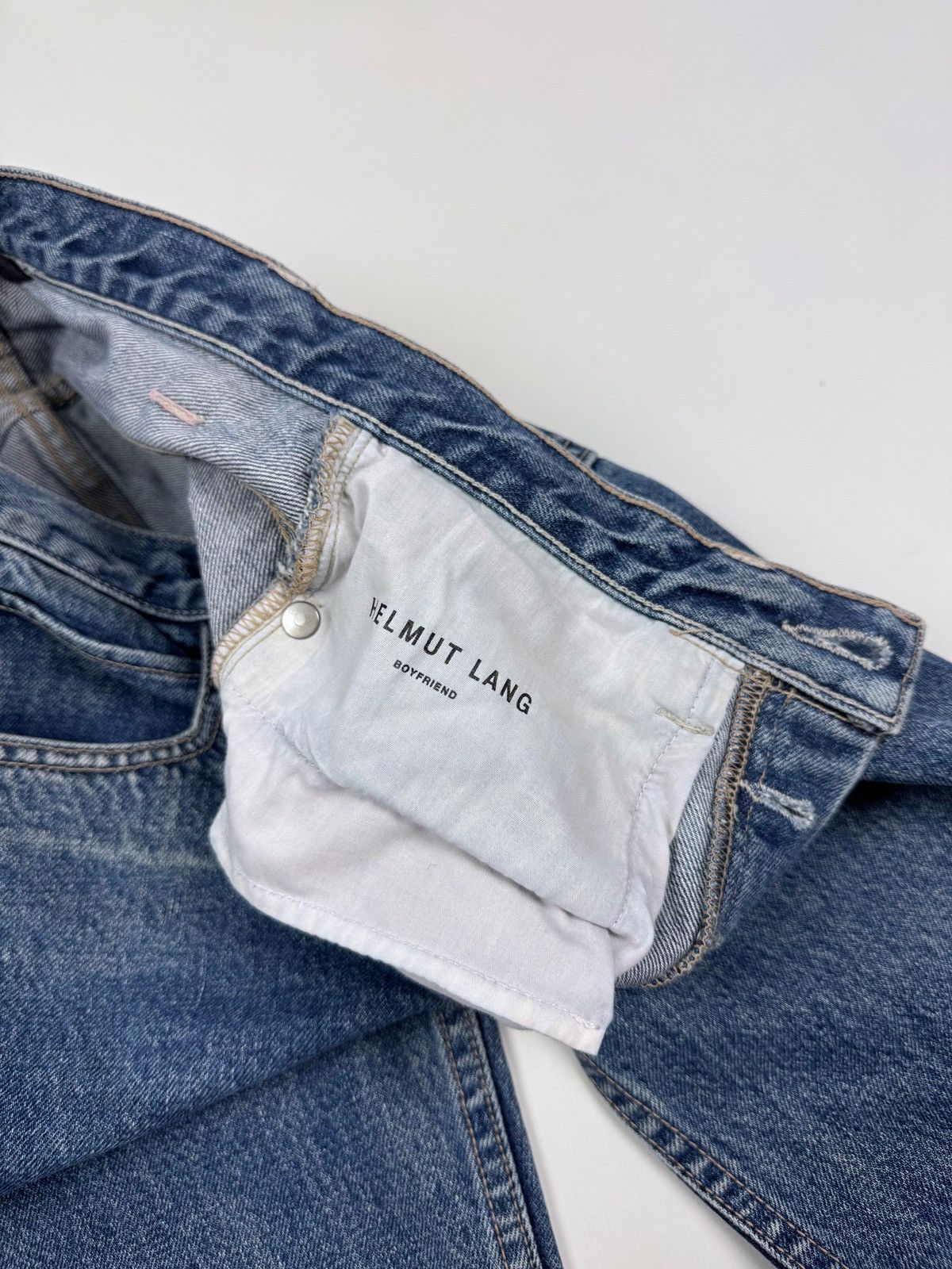 Helmut Lang Helmut Lang Boyfriend Washed Denim Women’s Jeans Size 25" / US 0 / IT 36 - 10 Thumbnail