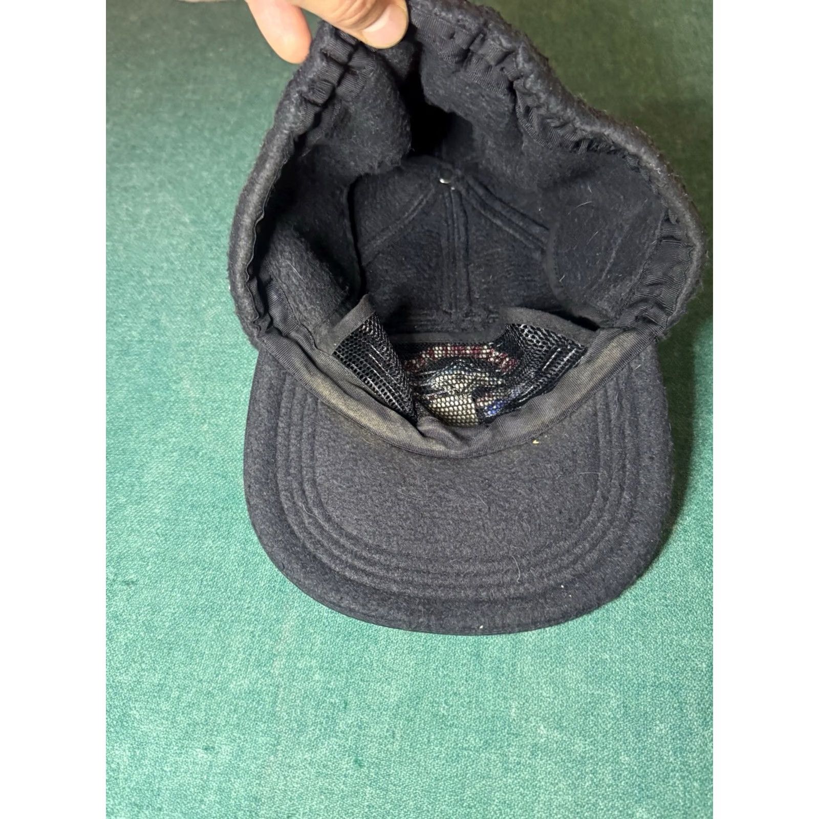 Obermeyer VINTAGE Obermeyer Hat Mens One Size Black Ski Snow Skiwear Fleece Cap Adult 90s Size US M / EU 48-50 / 2 - 3 Thumbnail