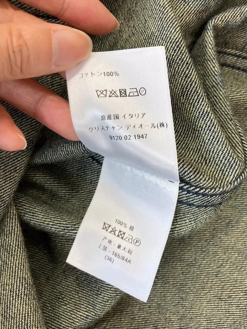 Dior Dior Blue printed denim jacket Size XS / US 0-2 / IT 36-38 - 7 Thumbnail